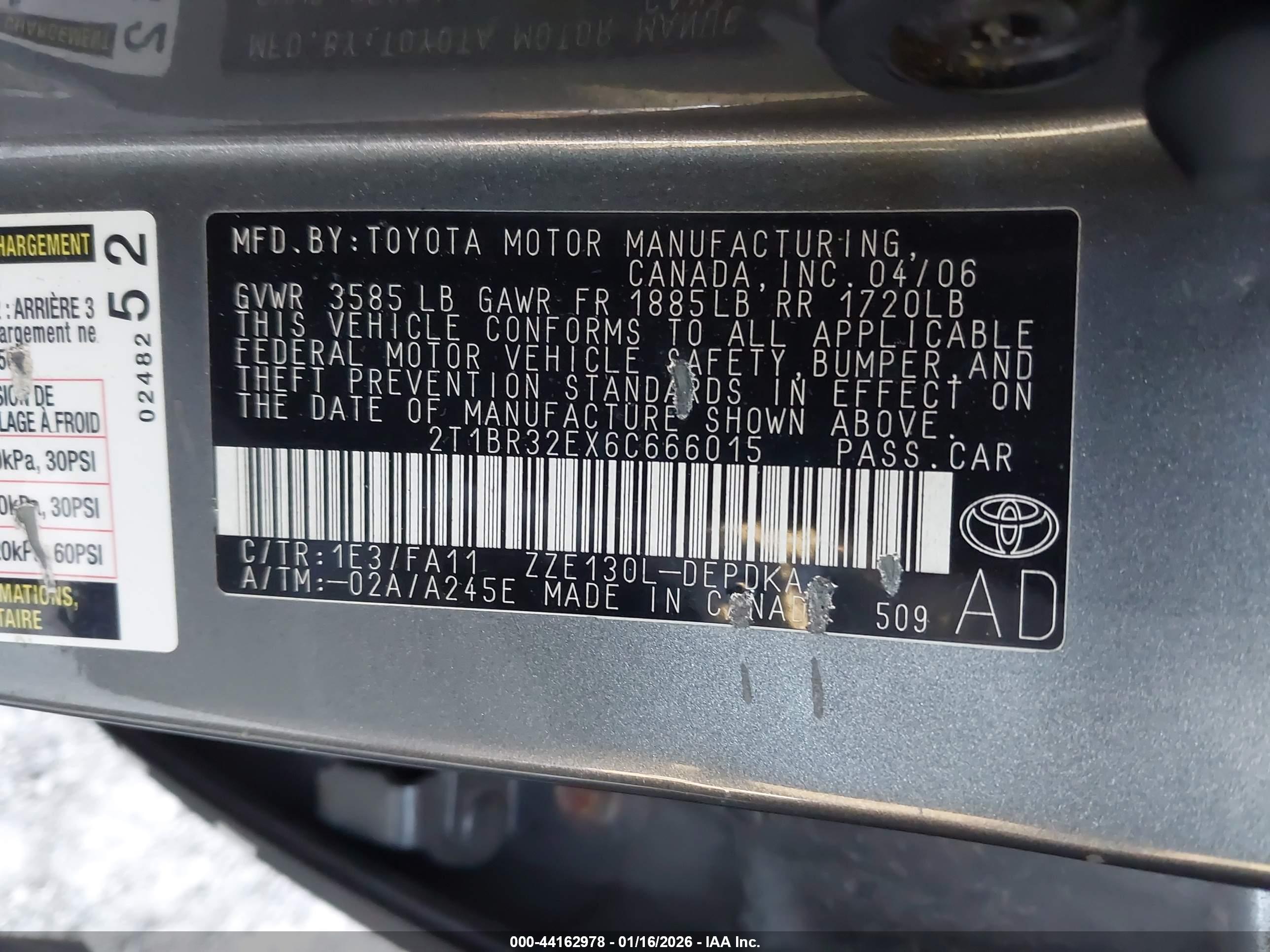 TOYOTA COROLLA image 9