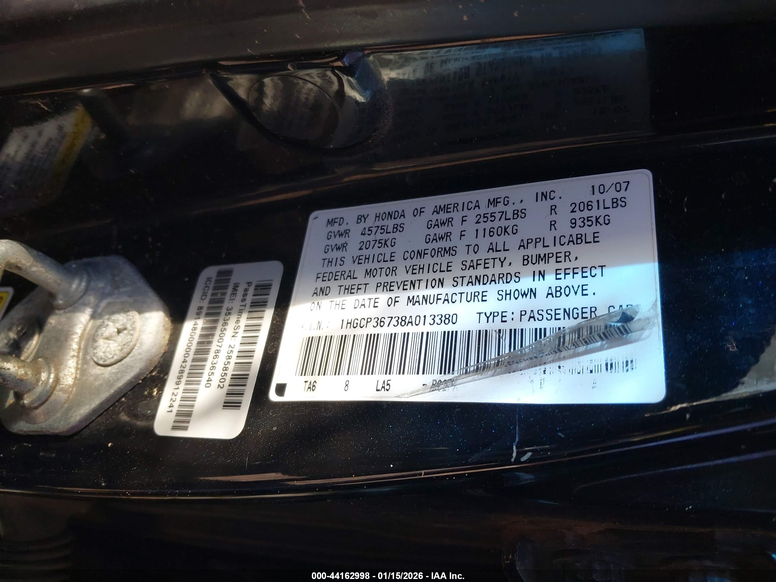 HONDA ACCORD image 9