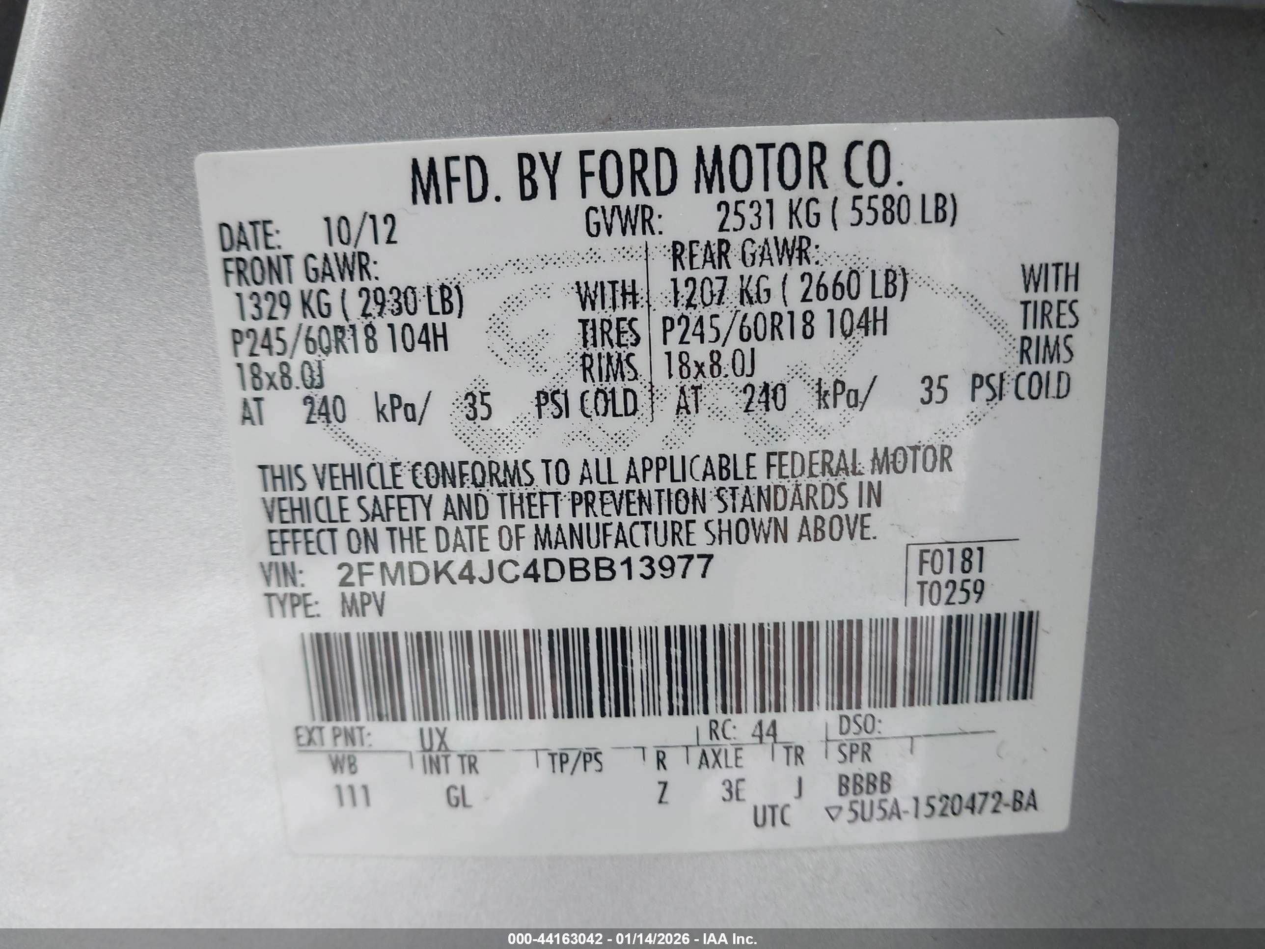 FORD EDGE image 9