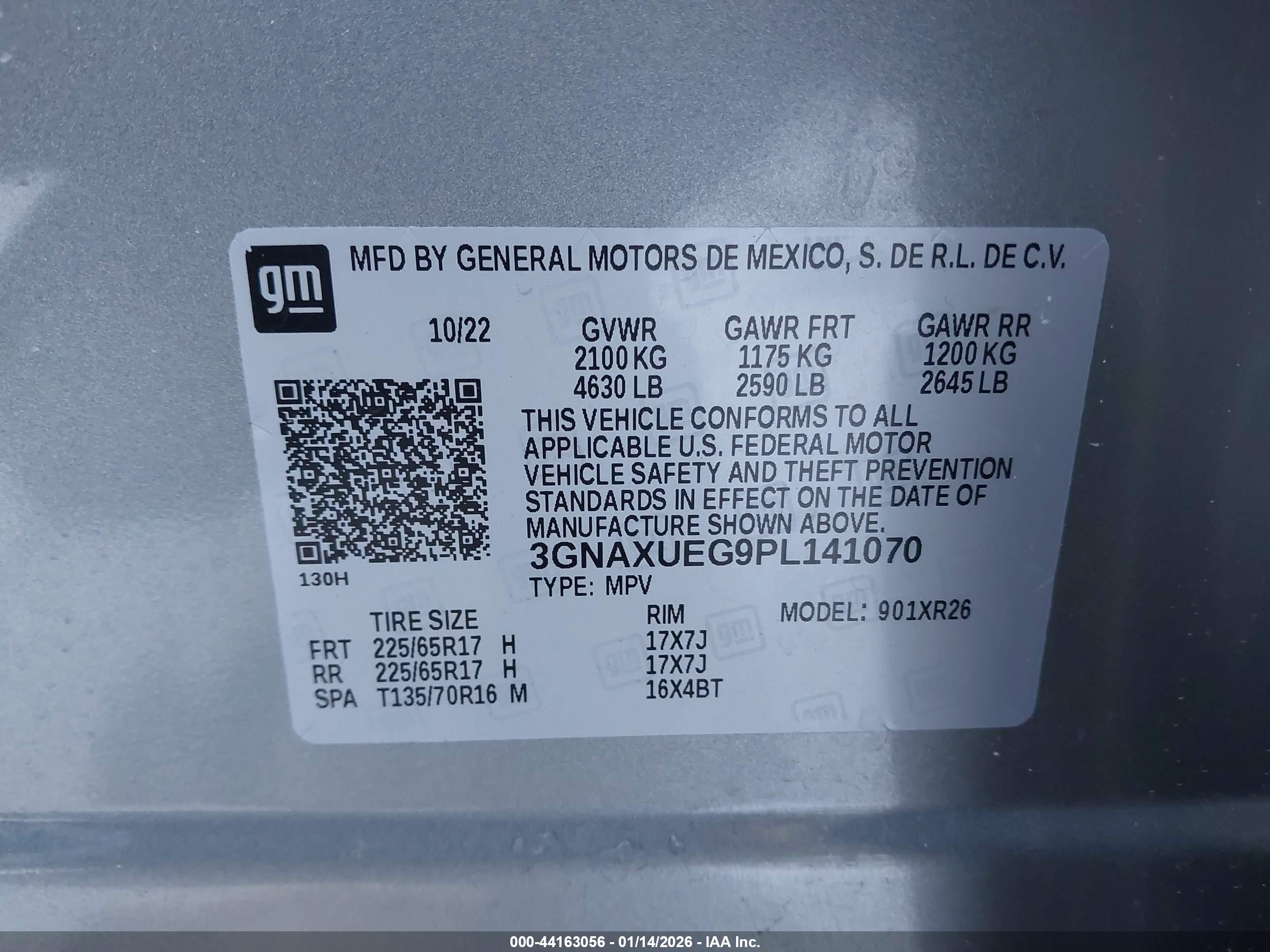 CHEVROLET EQUINOX image 9