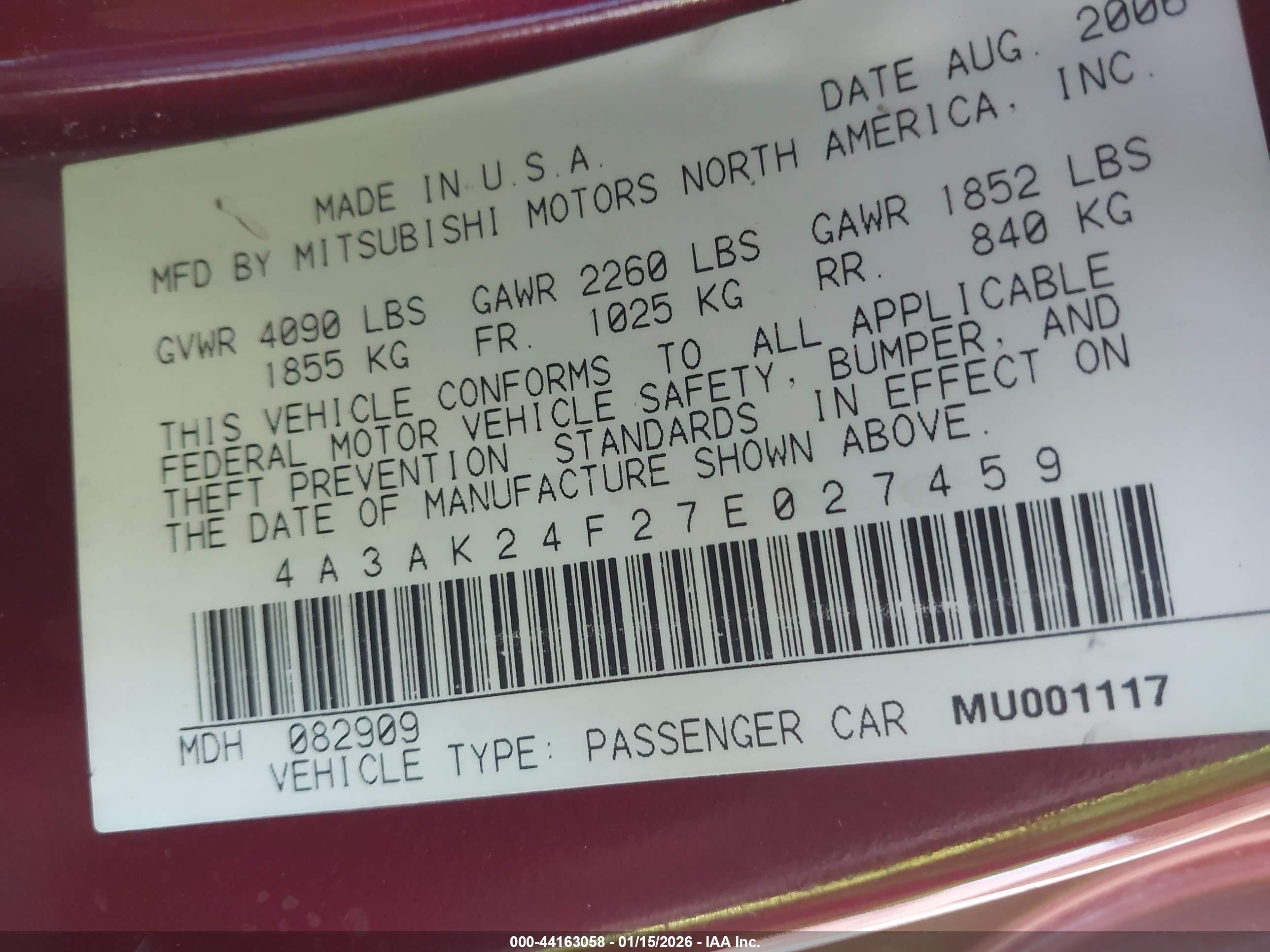 MITSUBISHI ECLIPSE image 9