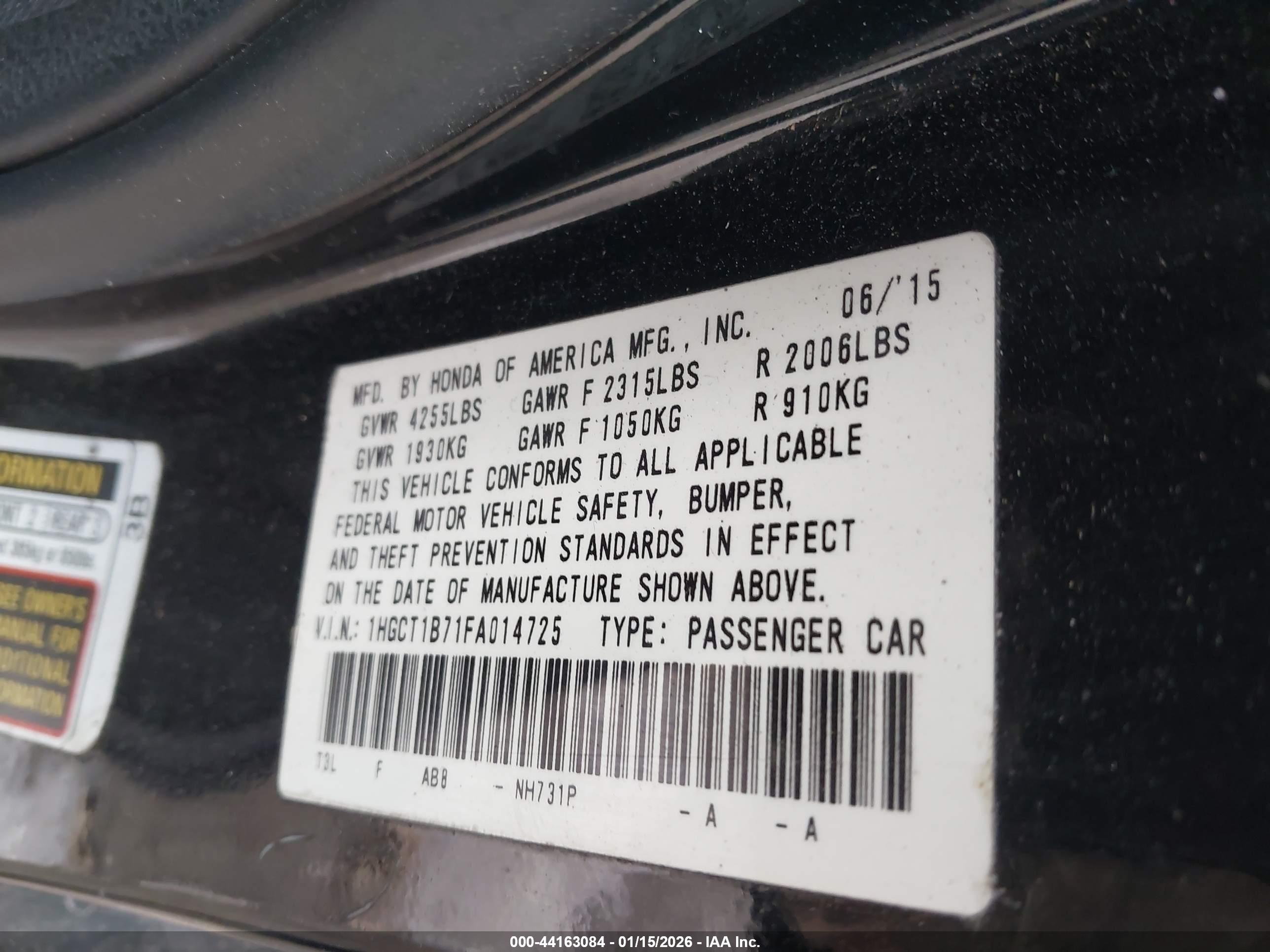 HONDA ACCORD image 9