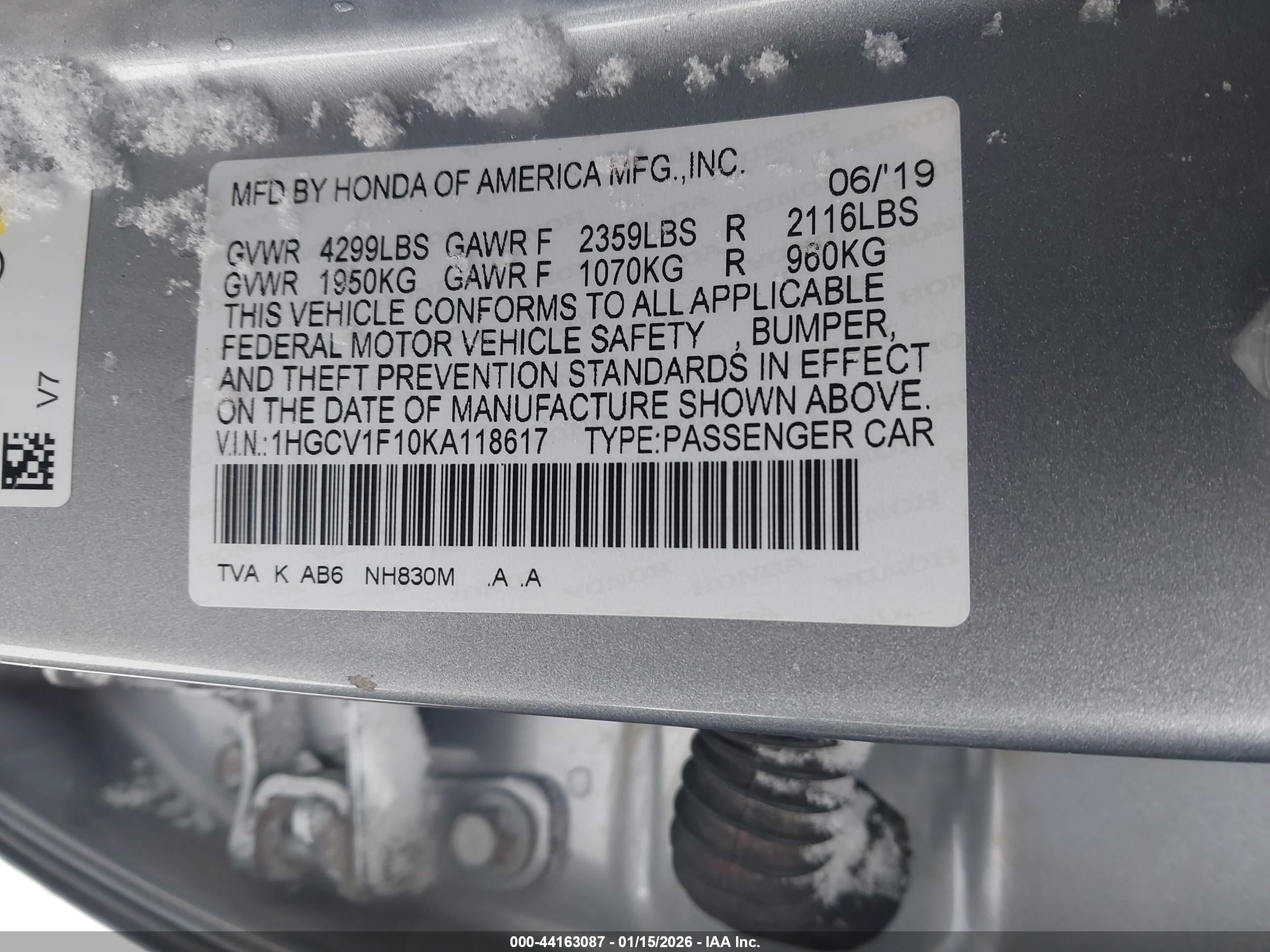HONDA ACCORD image 9