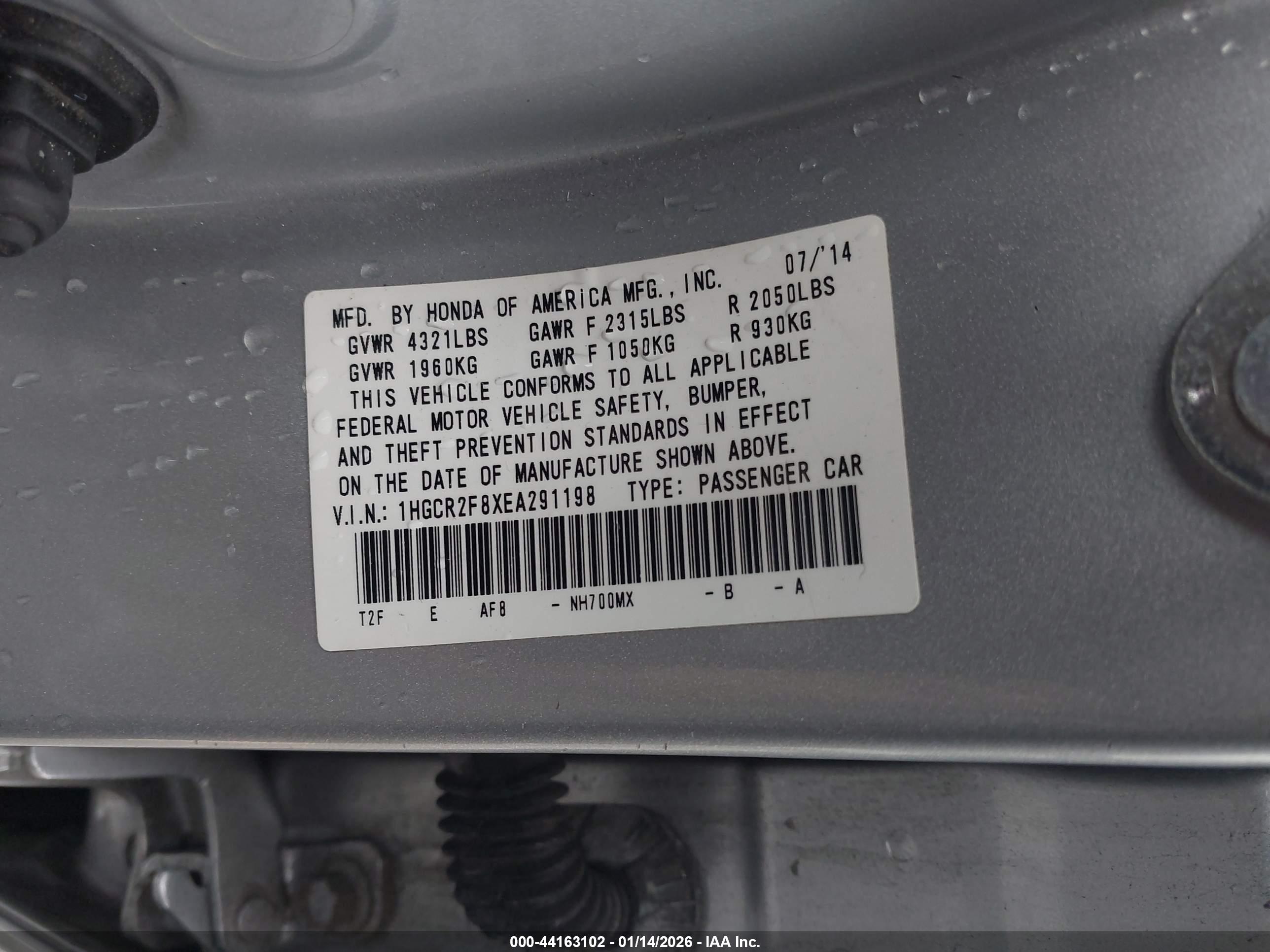 HONDA ACCORD image 9