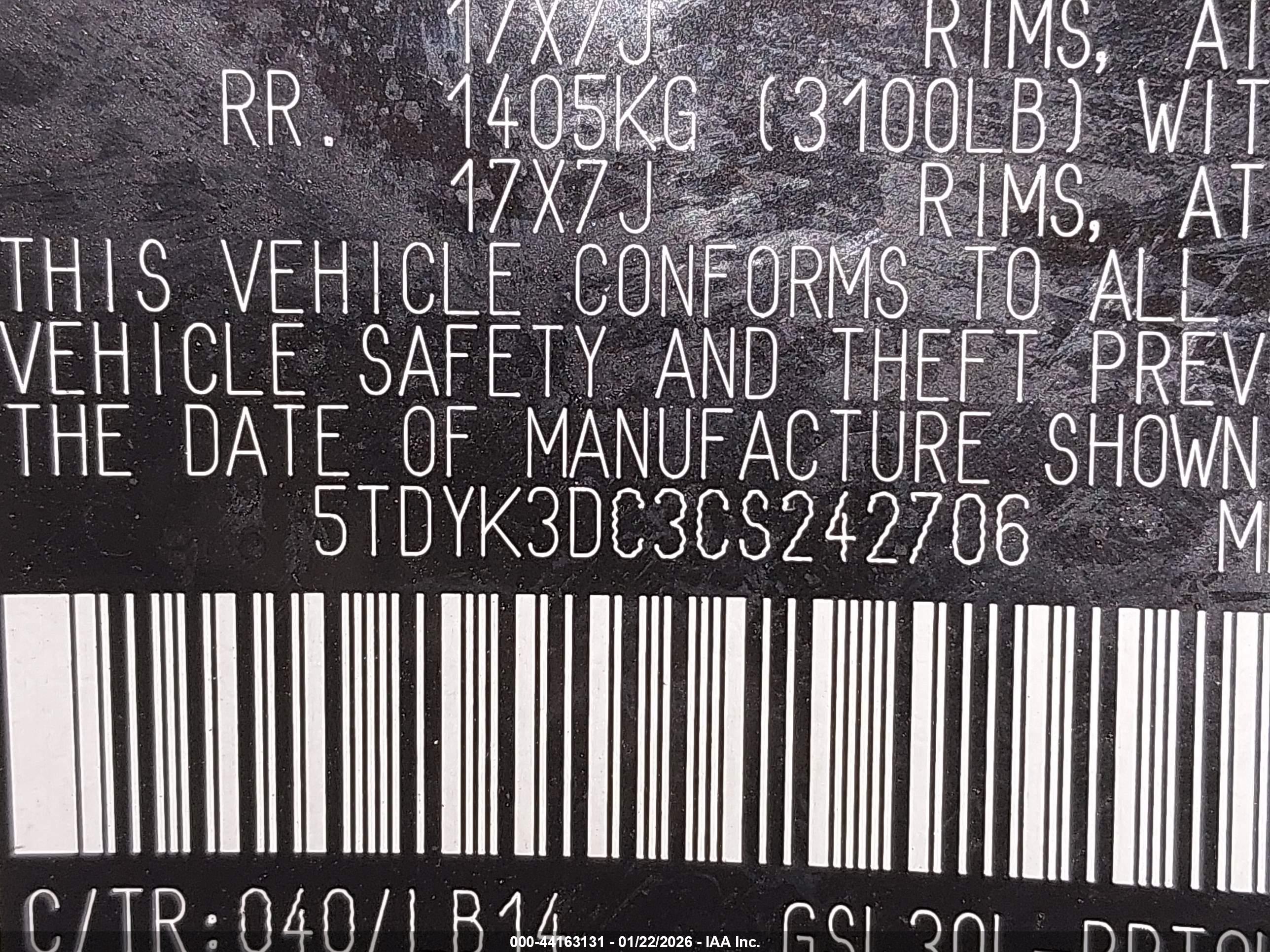 TOYOTA SIENNA image 9