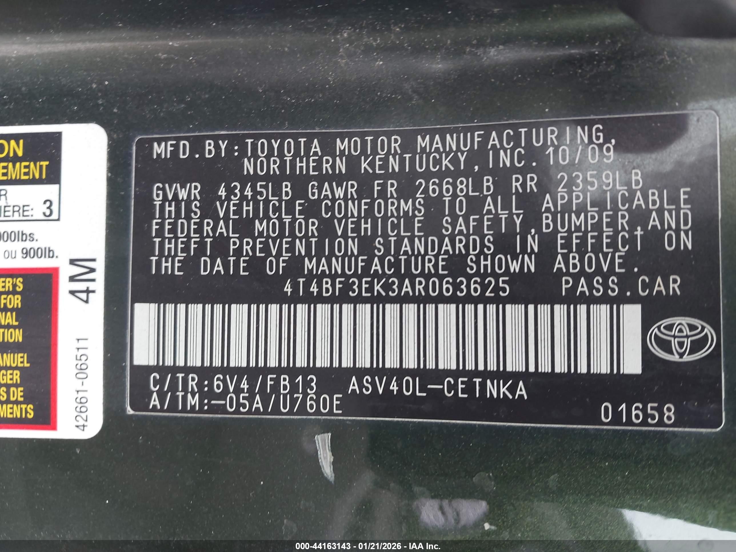 TOYOTA CAMRY image 9