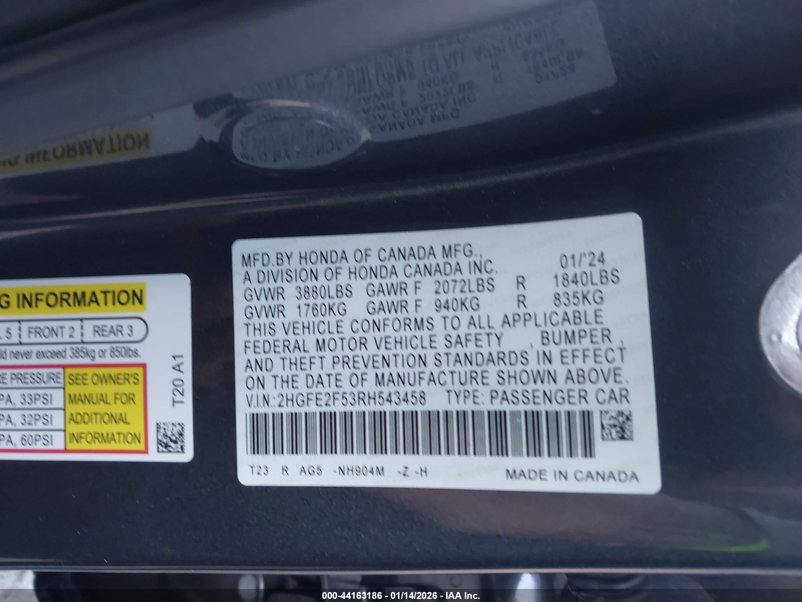 HONDA CIVIC image 9