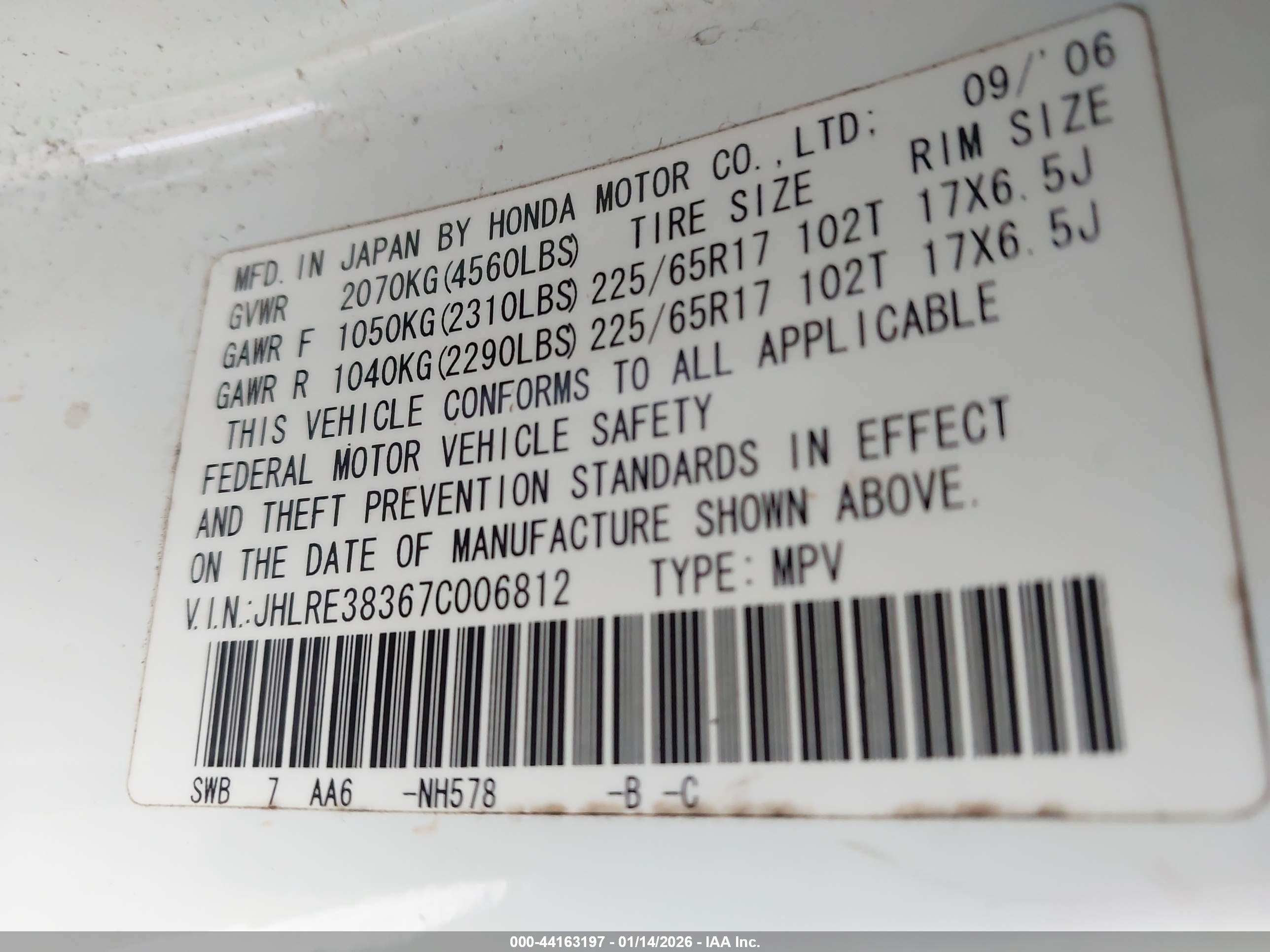 HONDA CR-V image 9