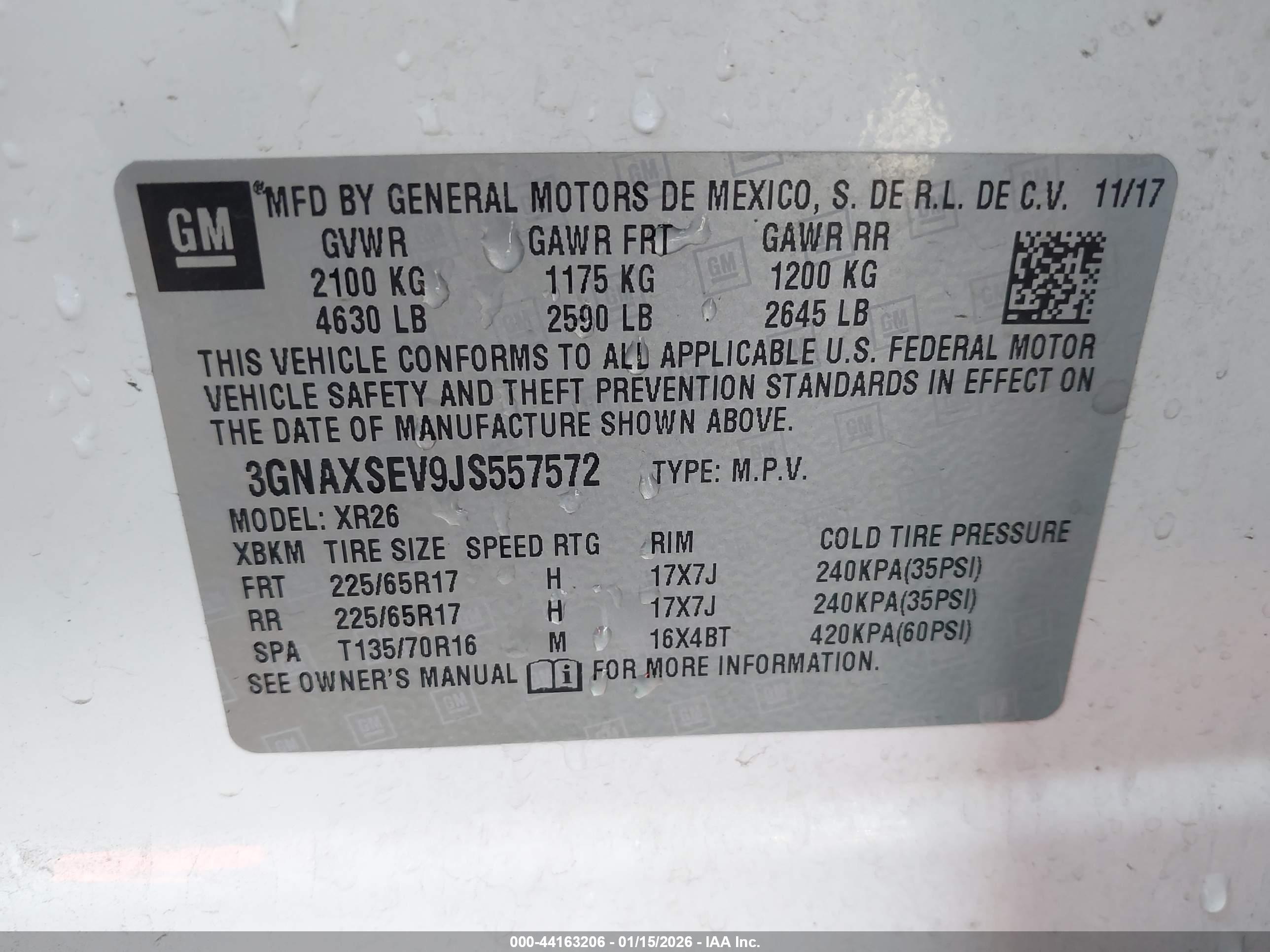 CHEVROLET EQUINOX image 9