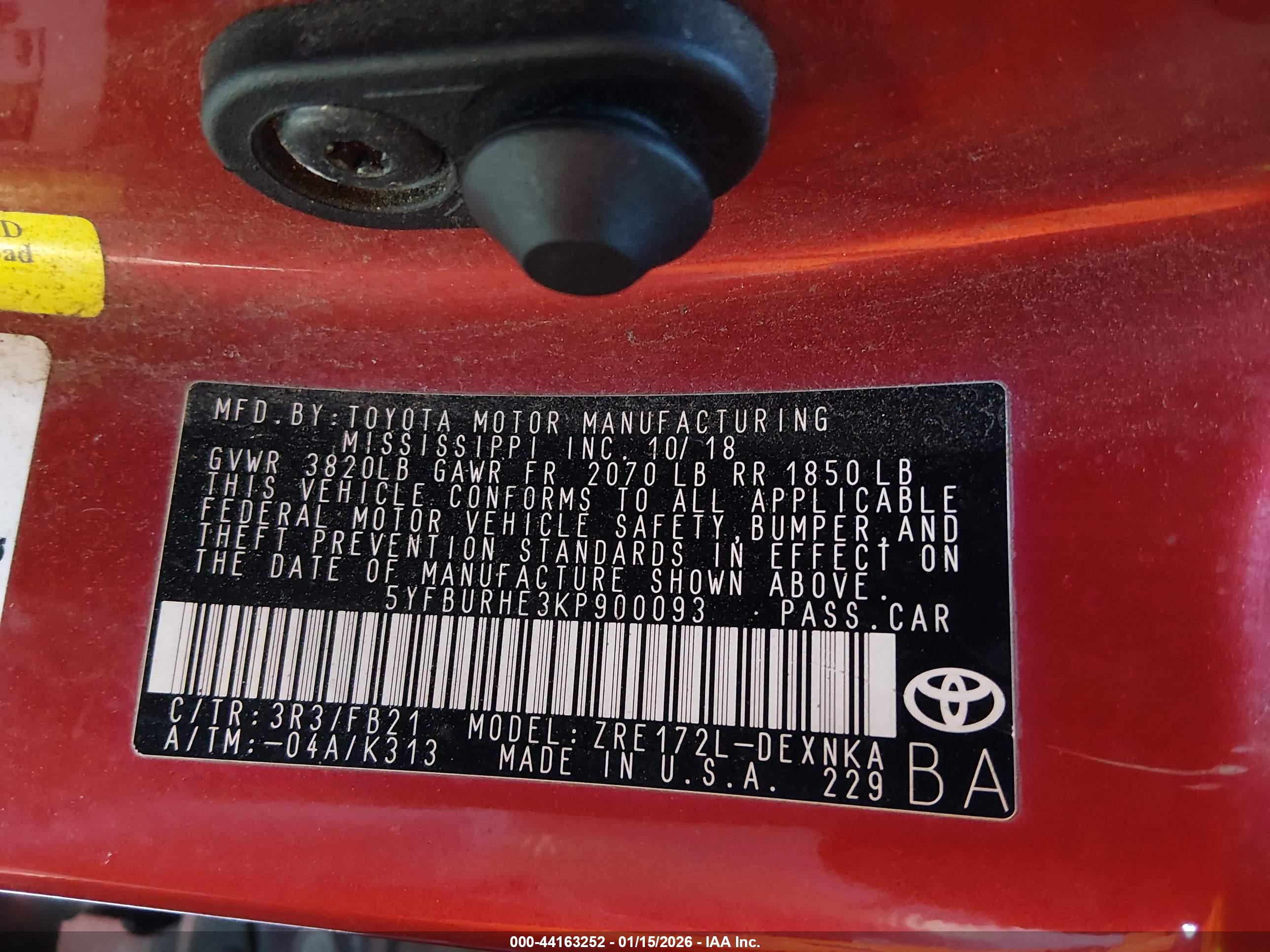 TOYOTA COROLLA image 9