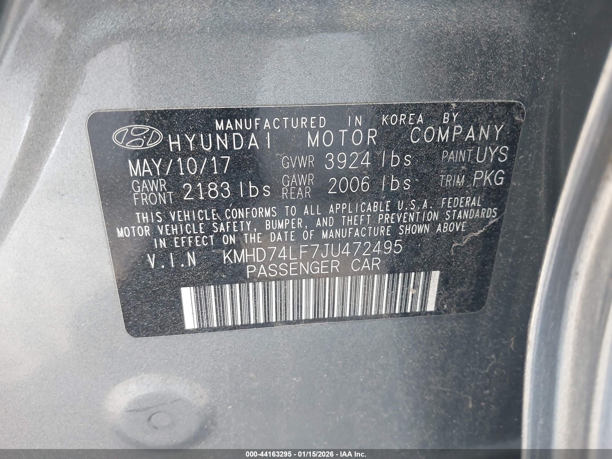 HYUNDAI ELANTRA image 9