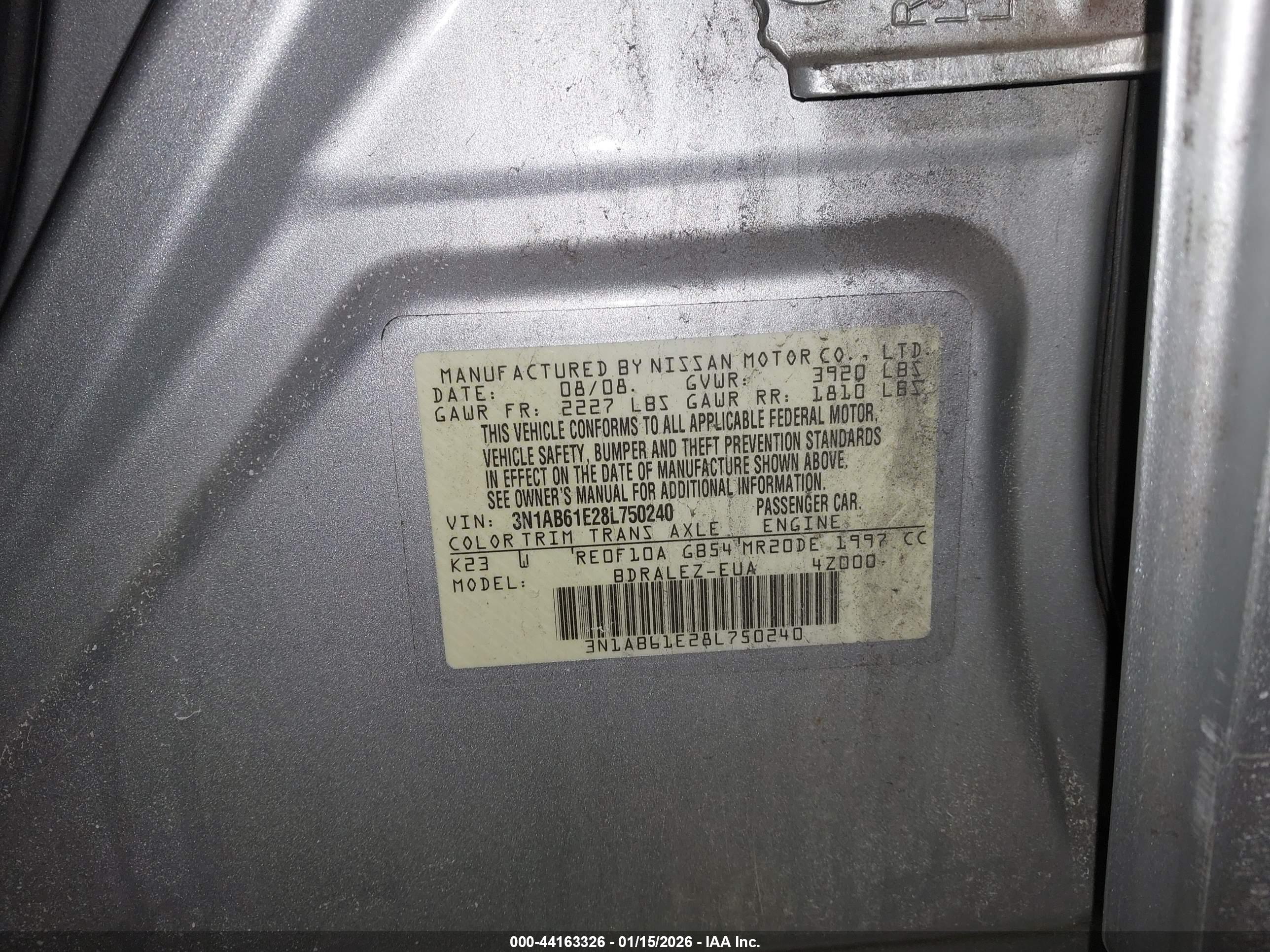 NISSAN SENTRA image 9