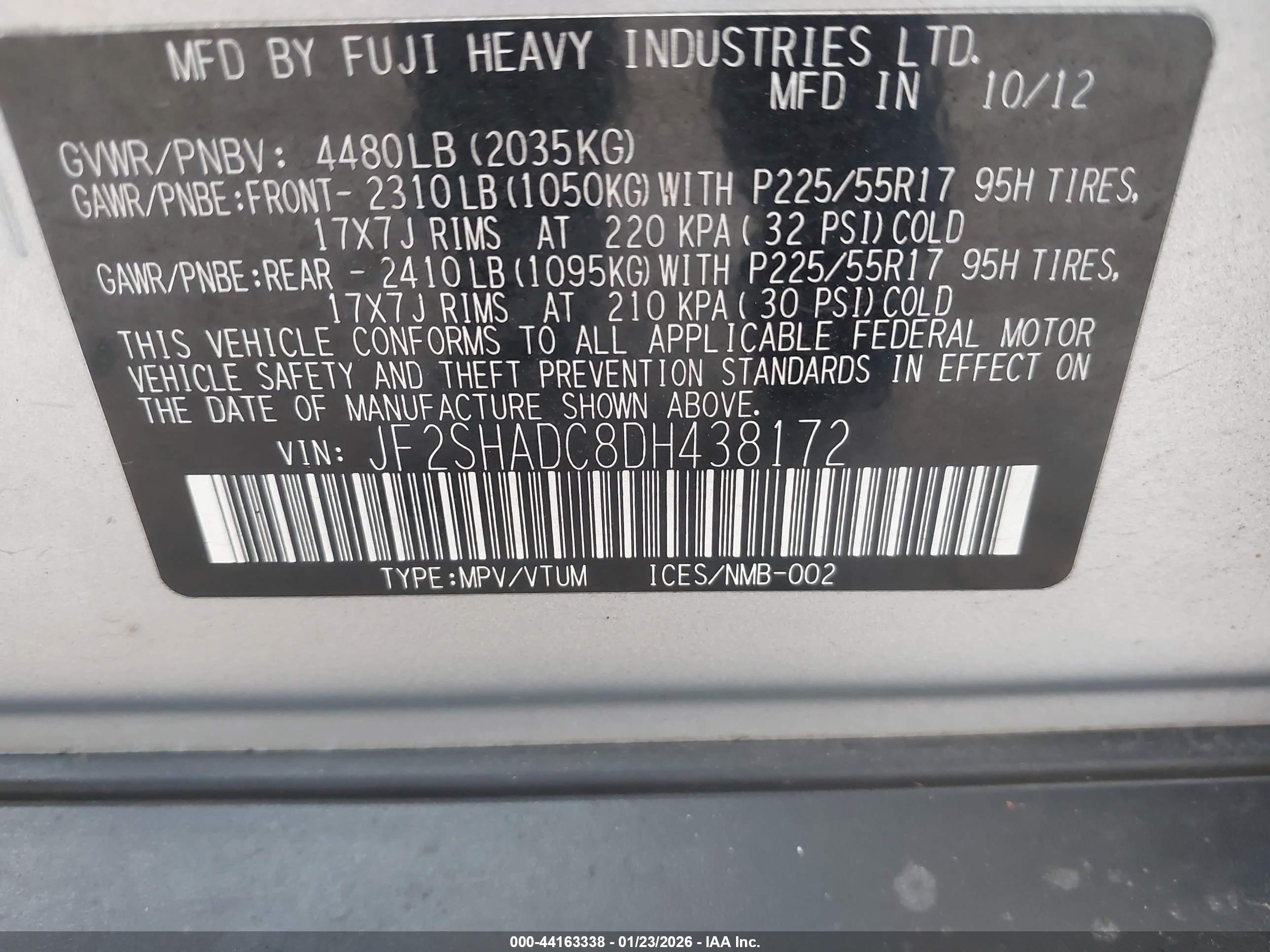 SUBARU FORESTER image 9