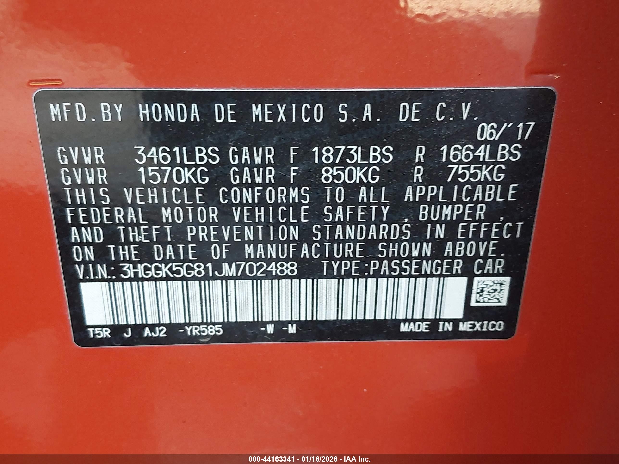 HONDA FIT image 9
