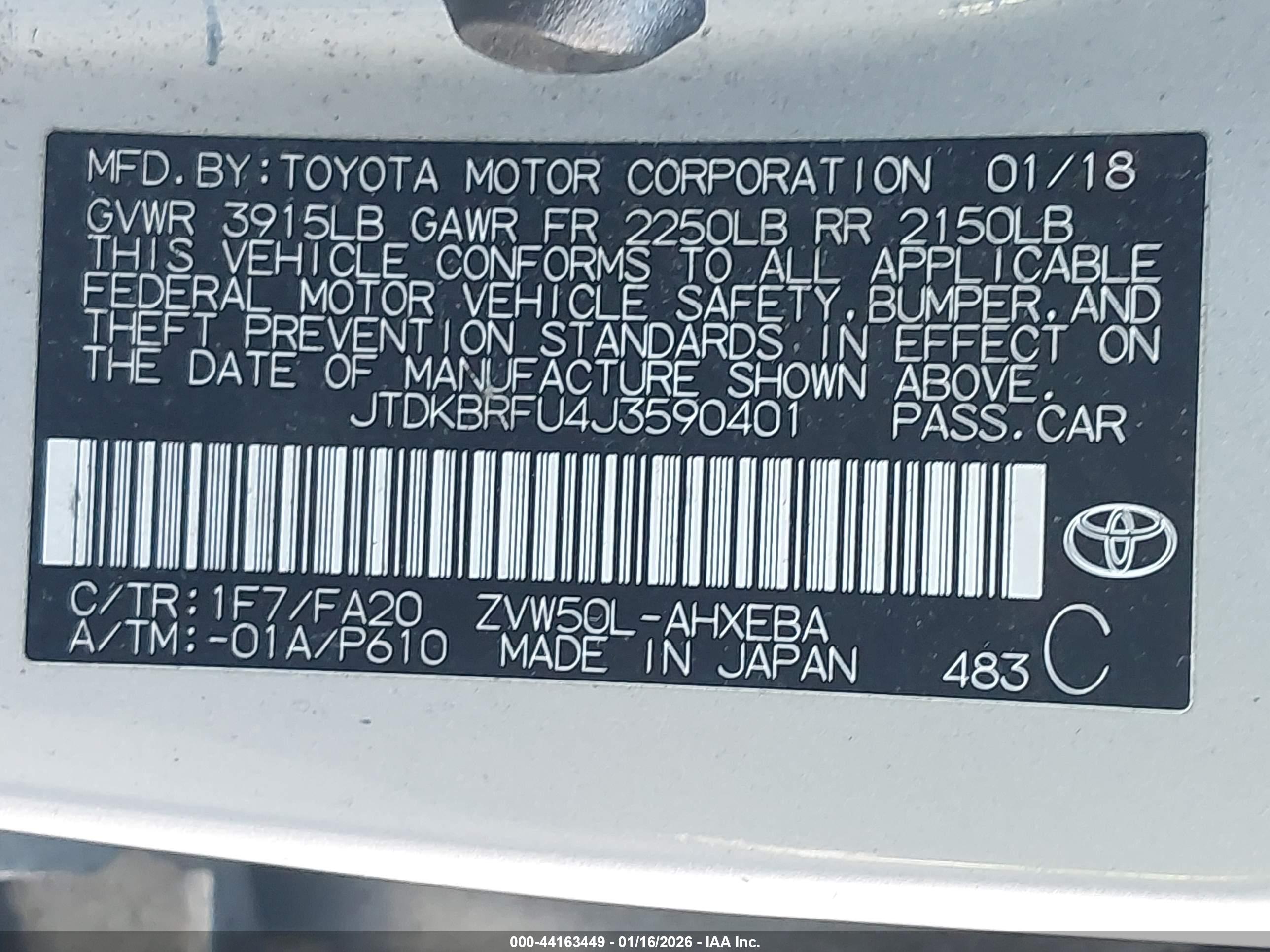 TOYOTA PRIUS image 9