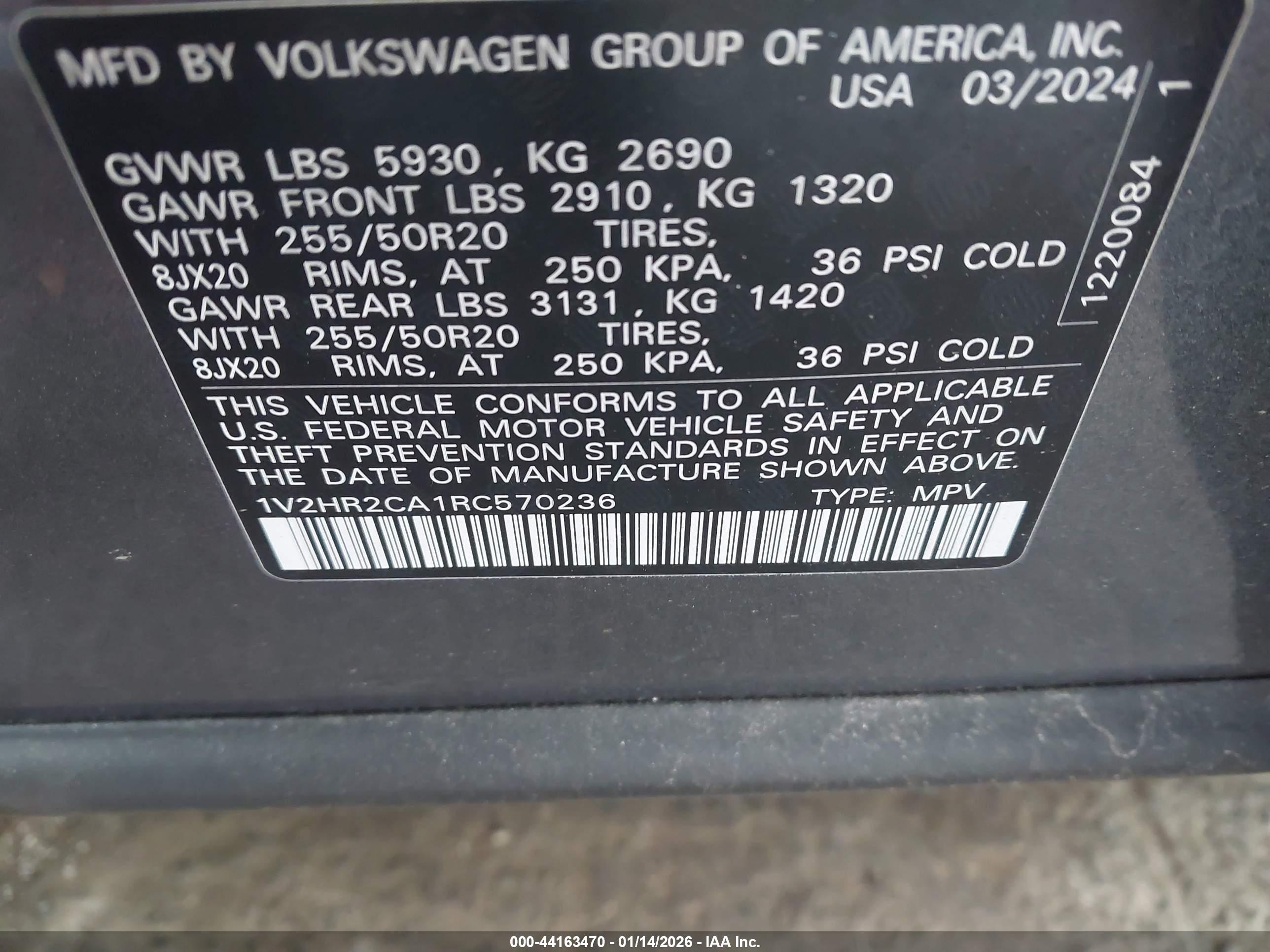 VOLKSWAGEN ATLAS image 9