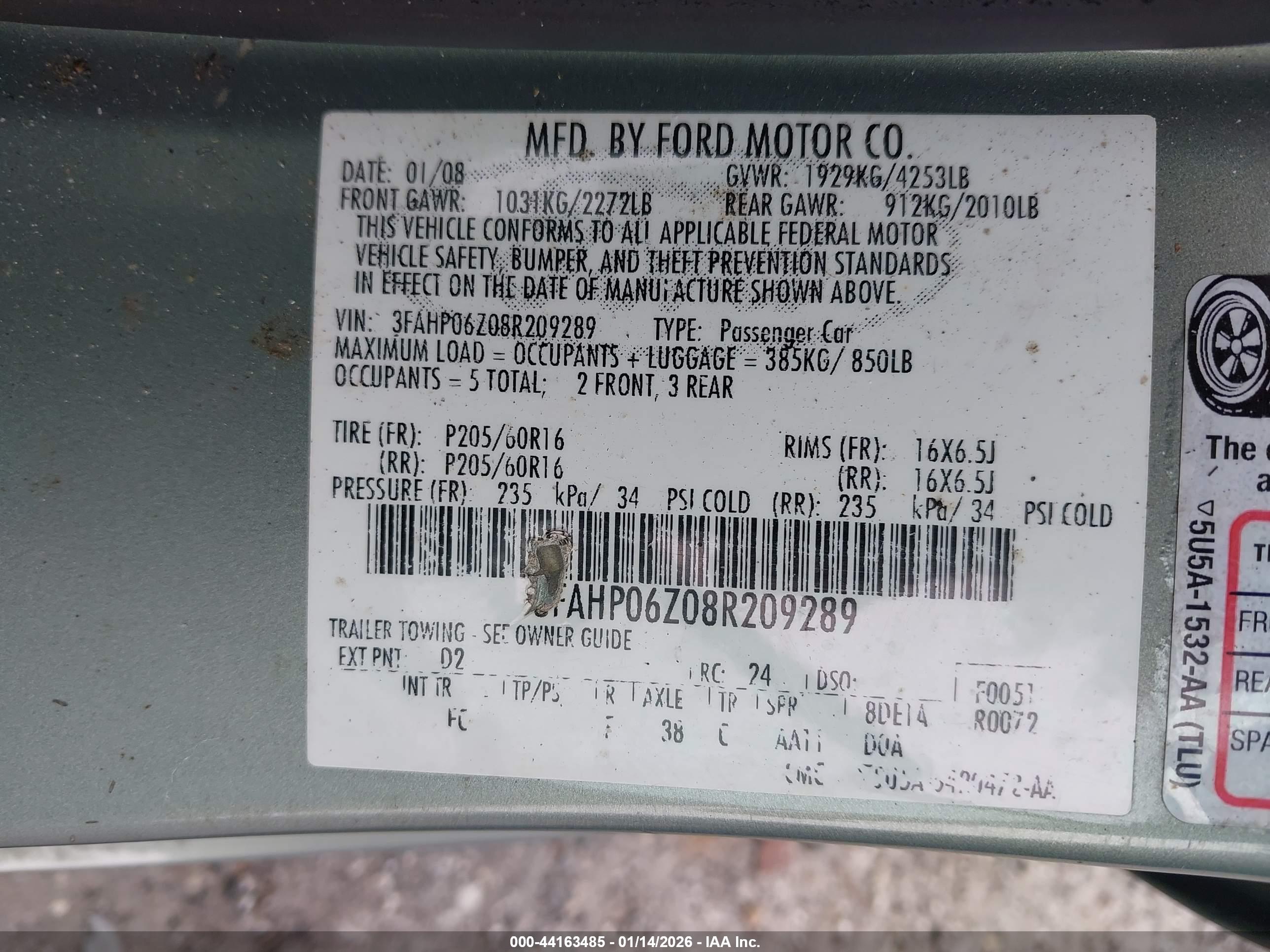 FORD FUSION image 9