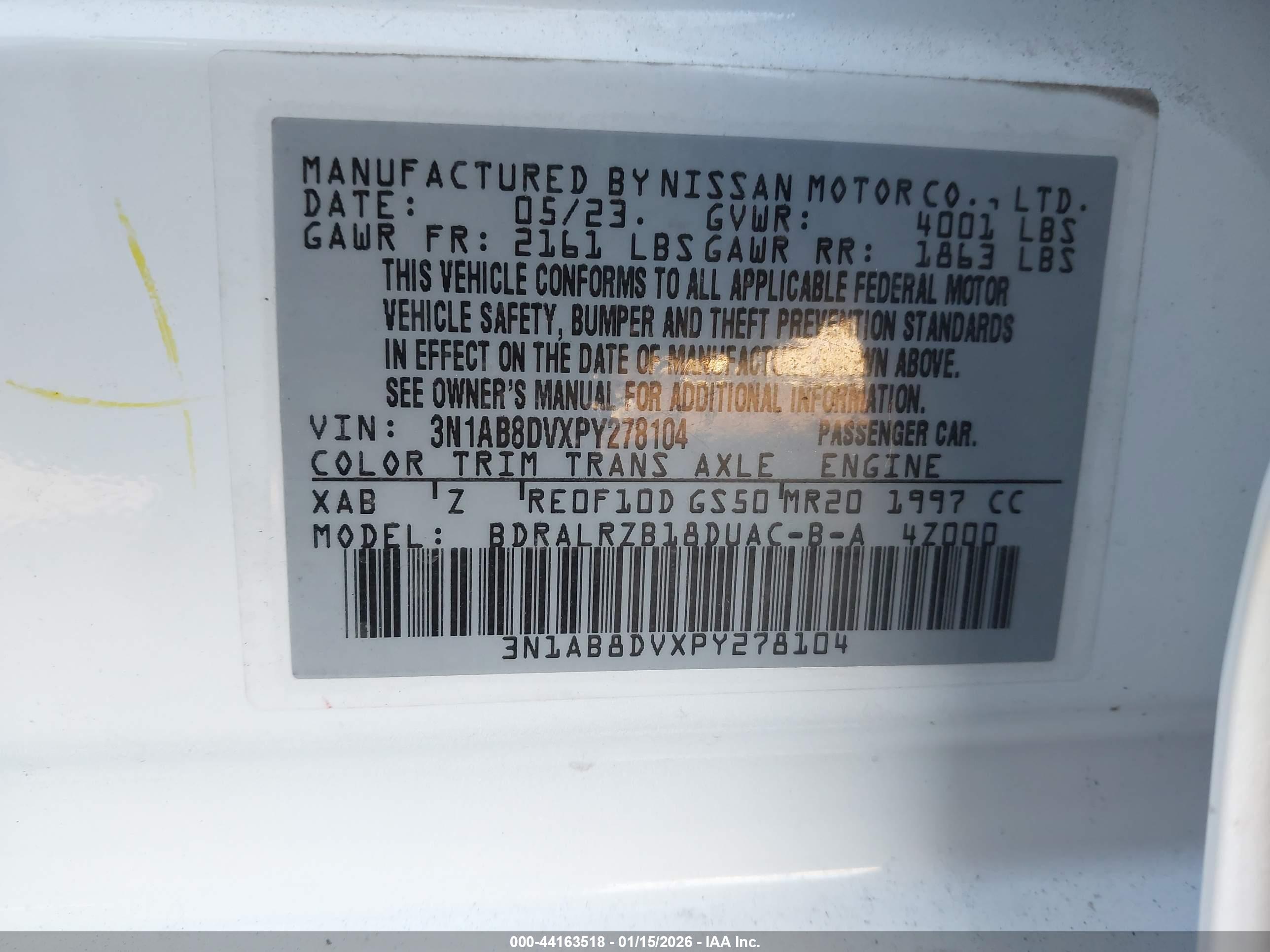 NISSAN SENTRA image 9