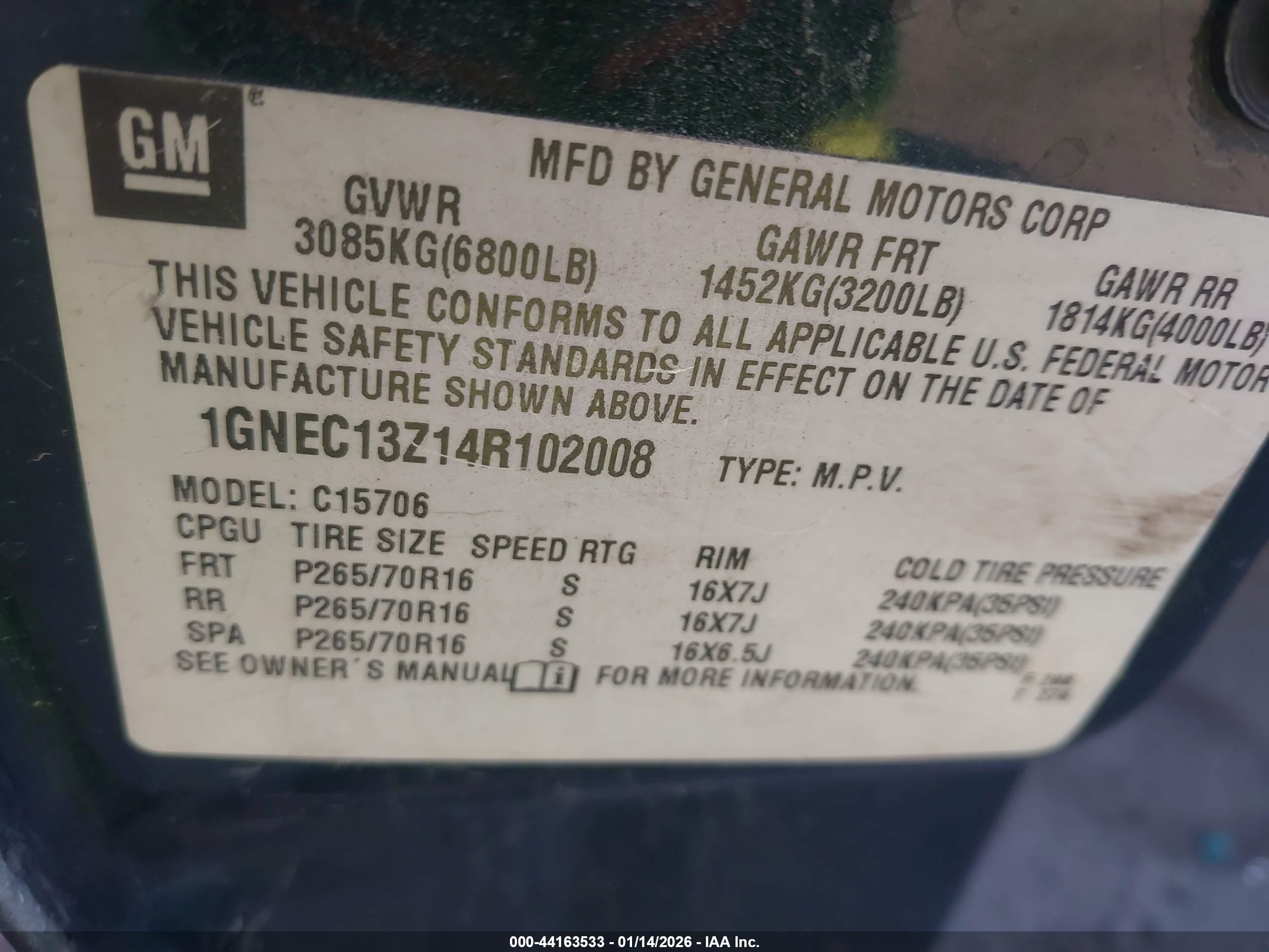 CHEVROLET TAHOE image 9