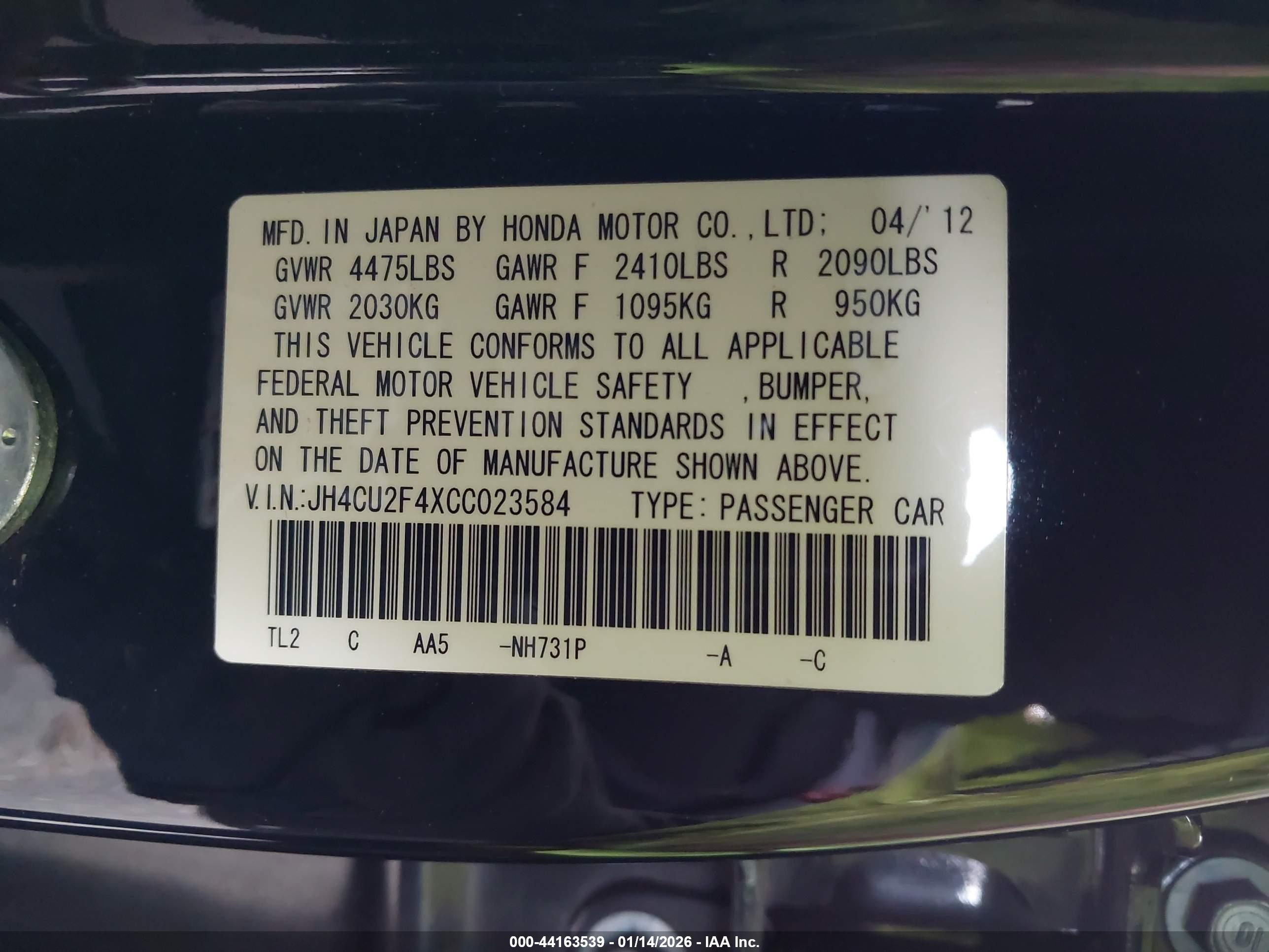 ACURA TSX image 9