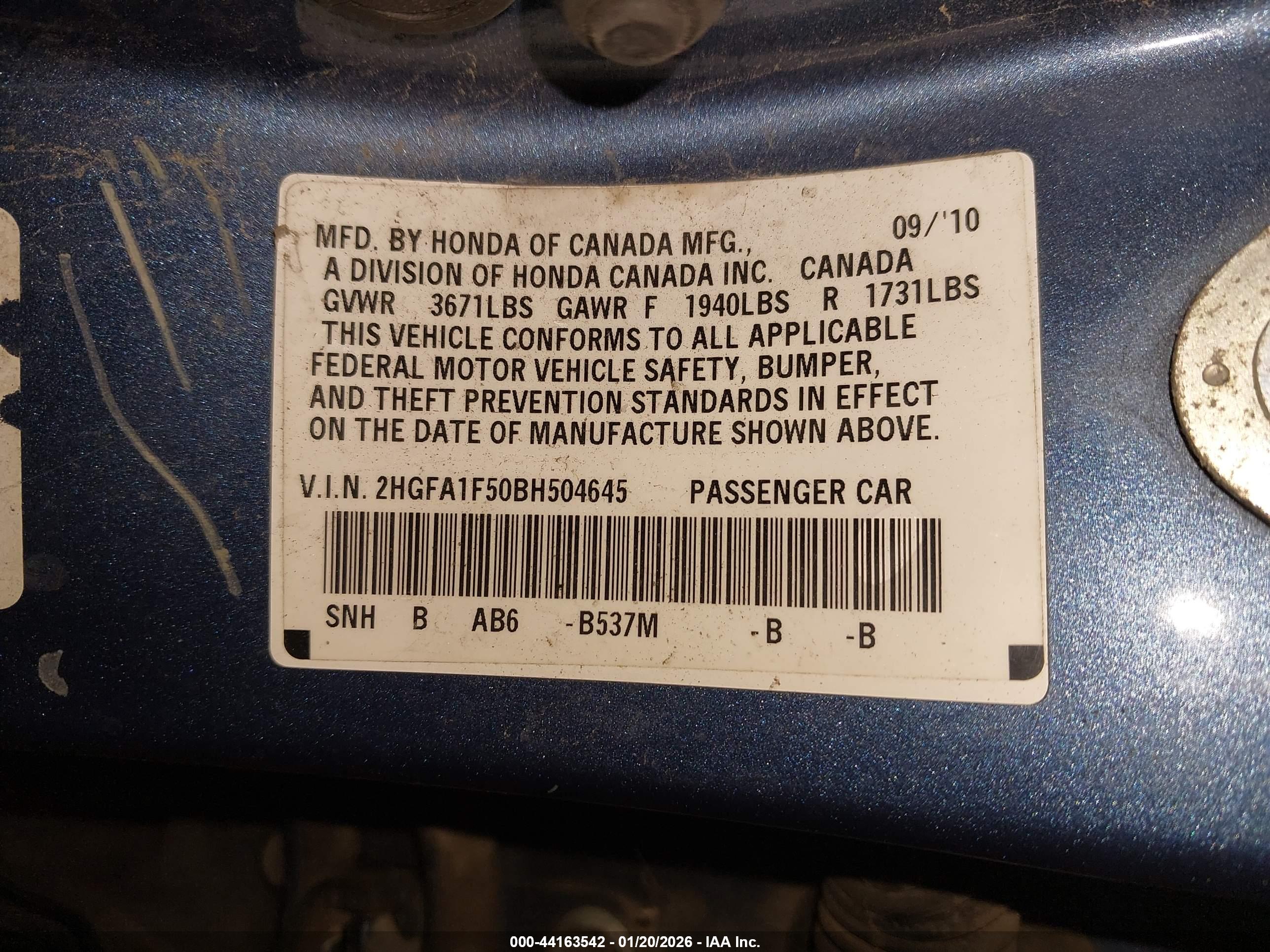 HONDA CIVIC image 9