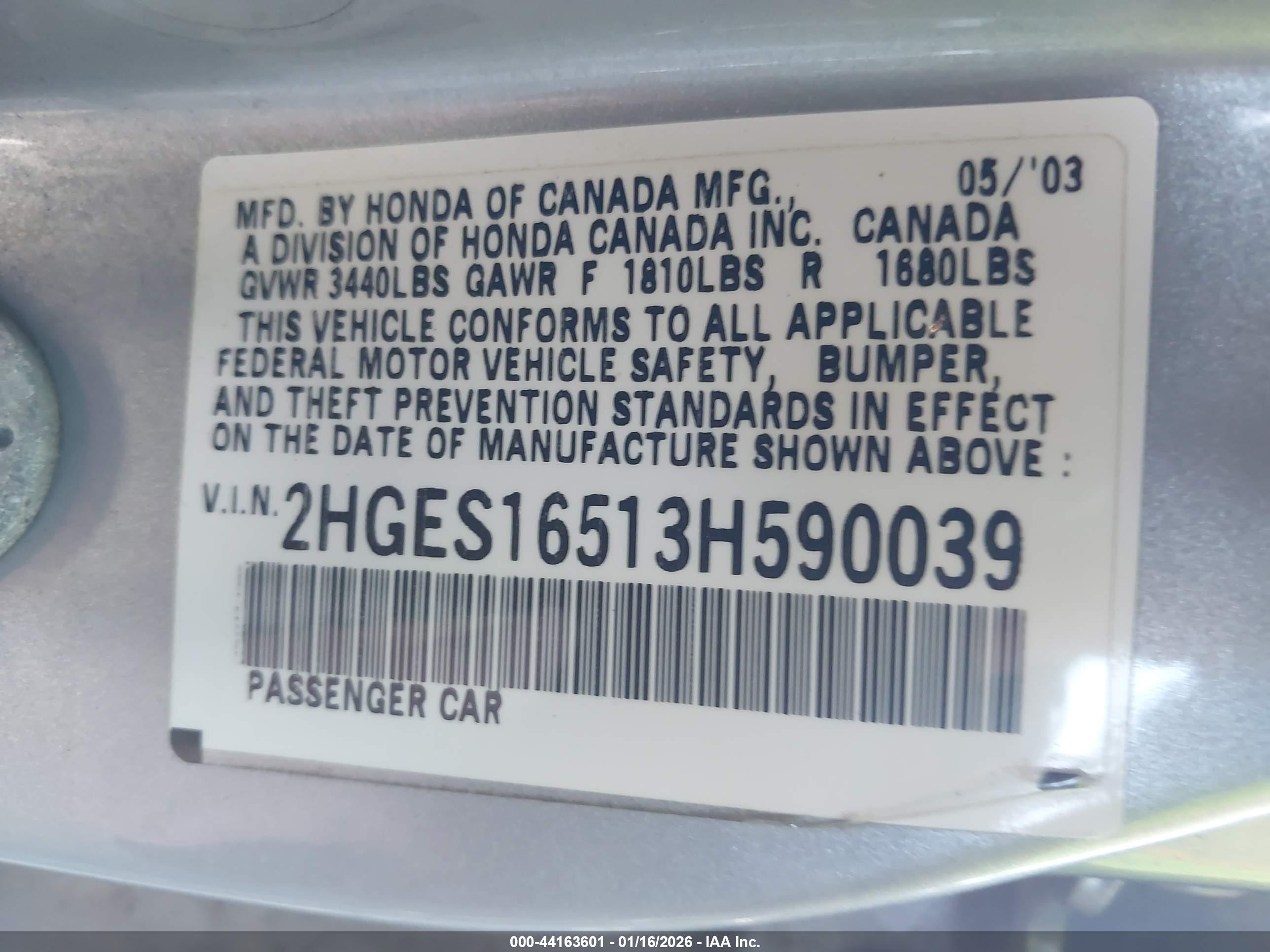 HONDA CIVIC image 9