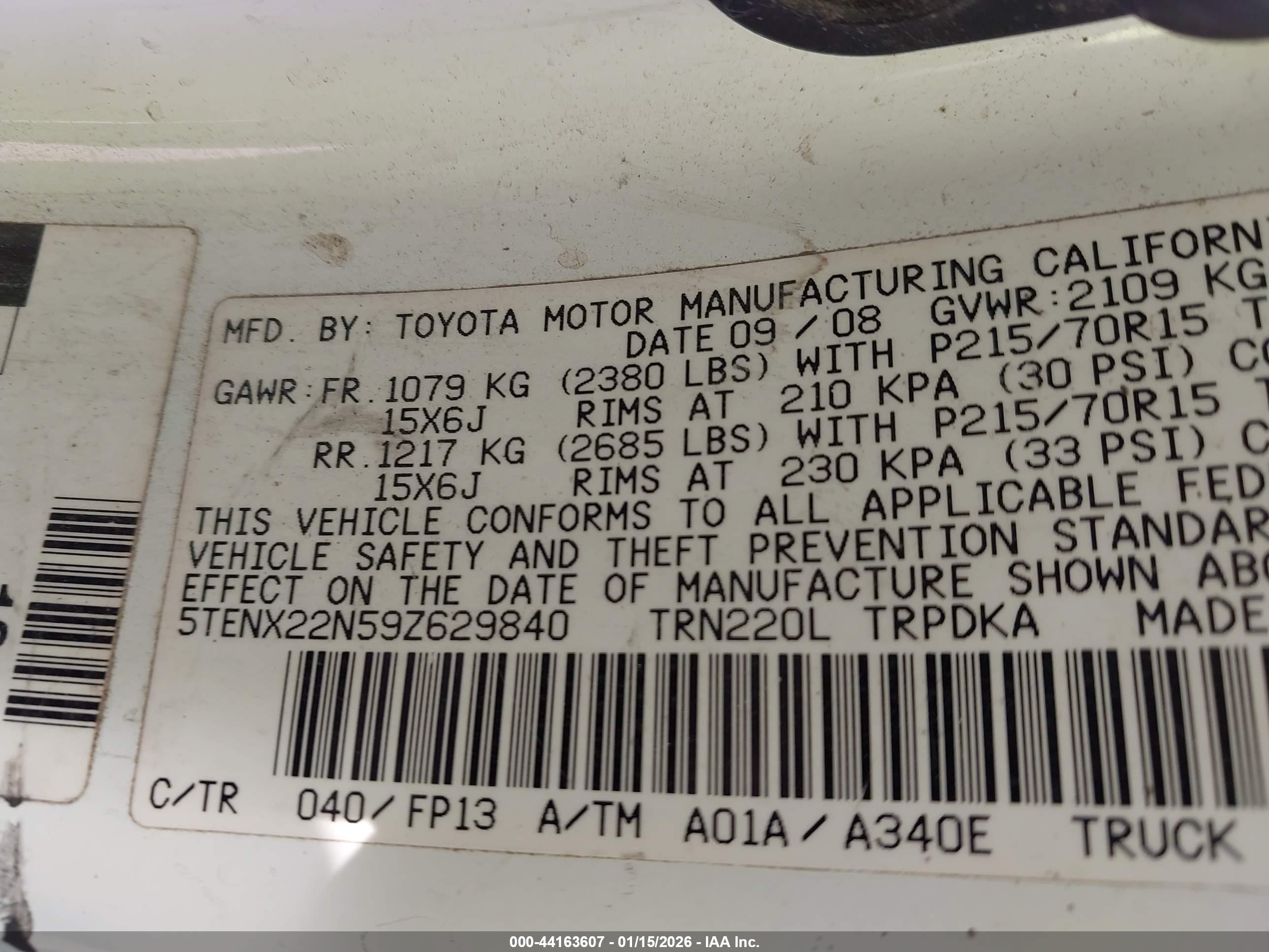 TOYOTA TACOMA image 9