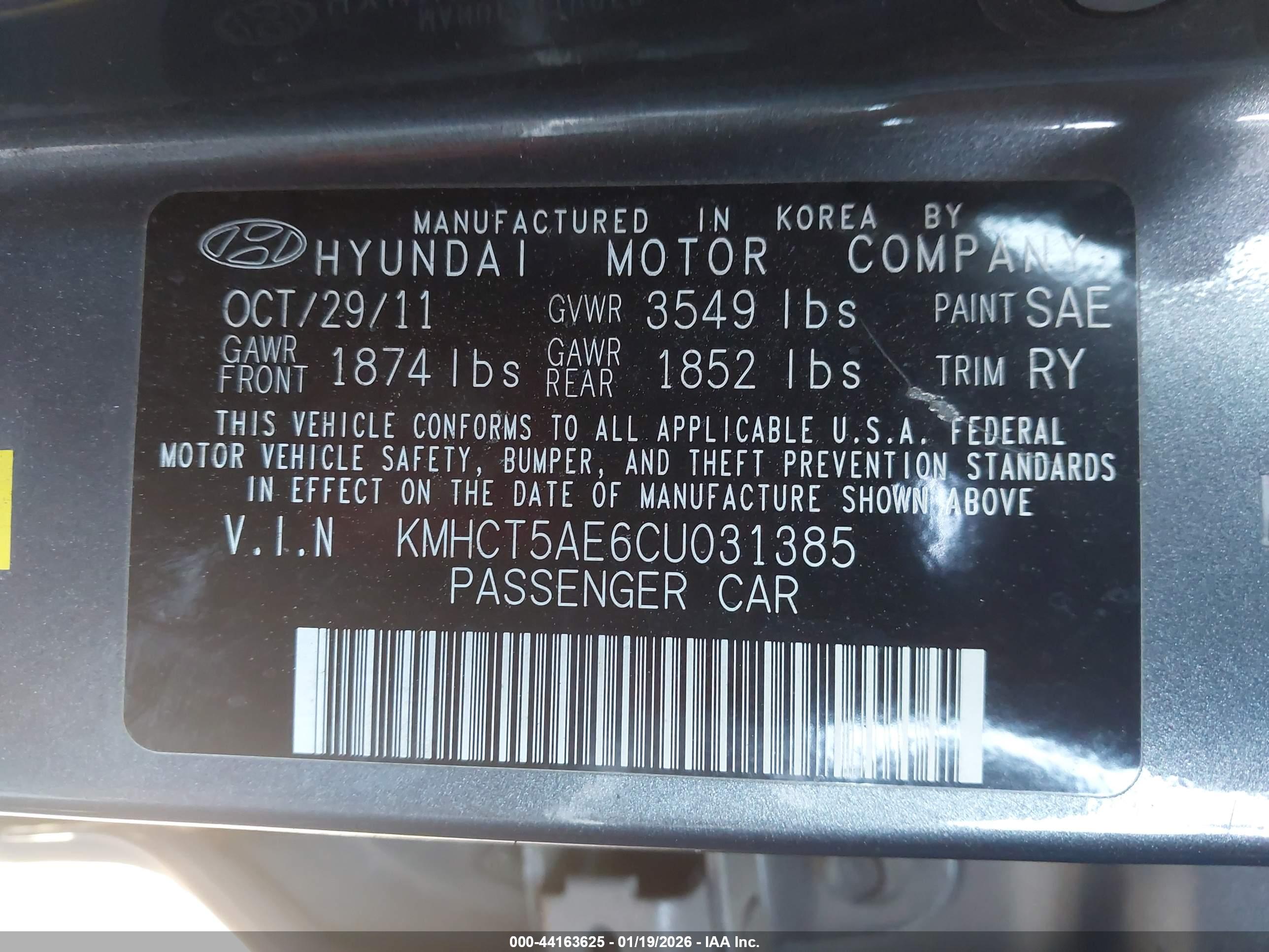 HYUNDAI ACCENT image 9