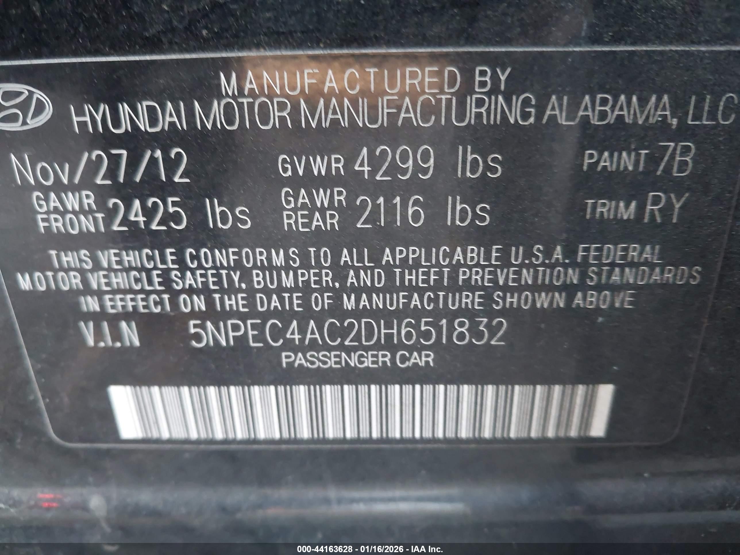 HYUNDAI SONATA image 9