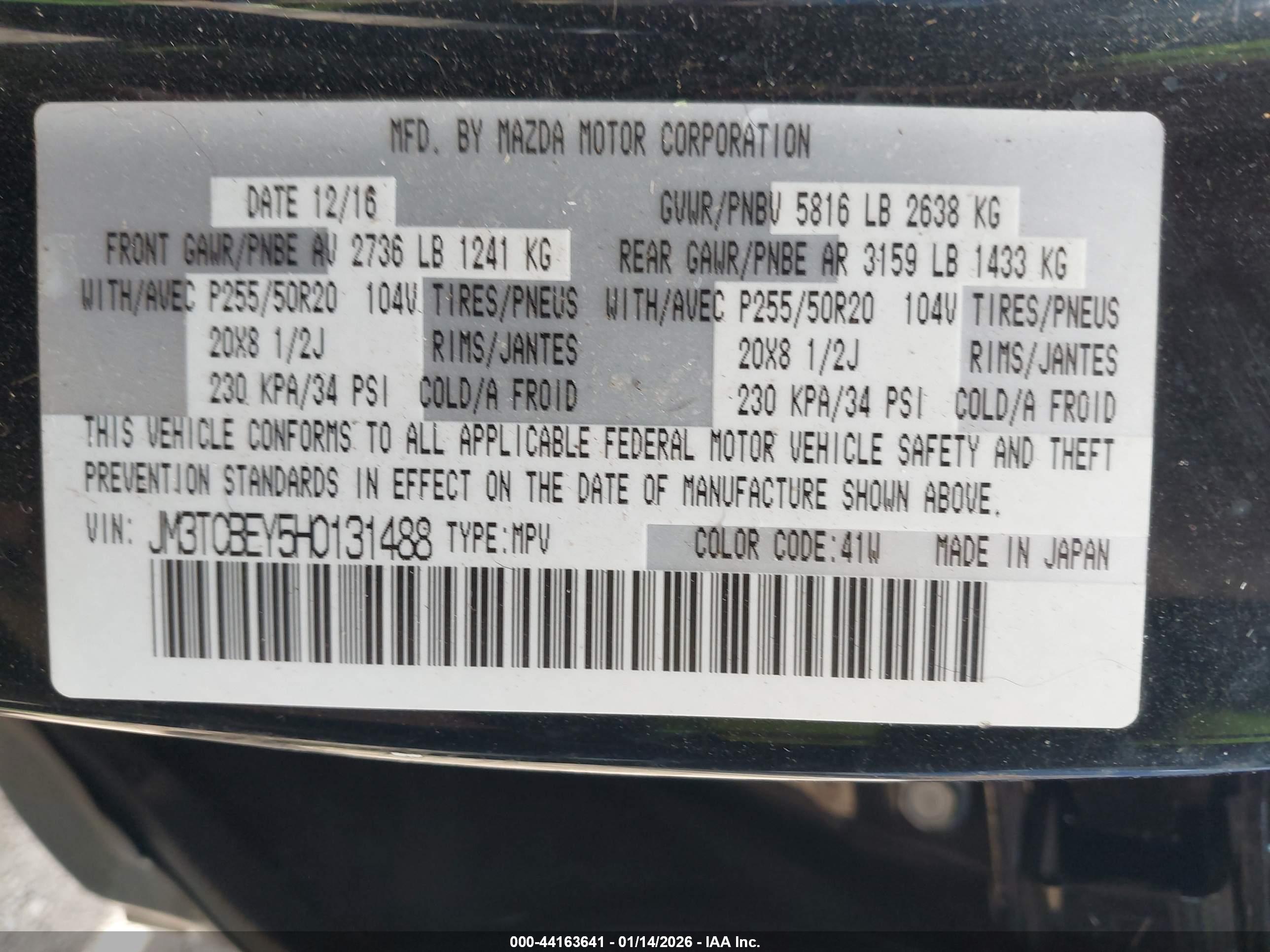 MAZDA CX-9 image 9