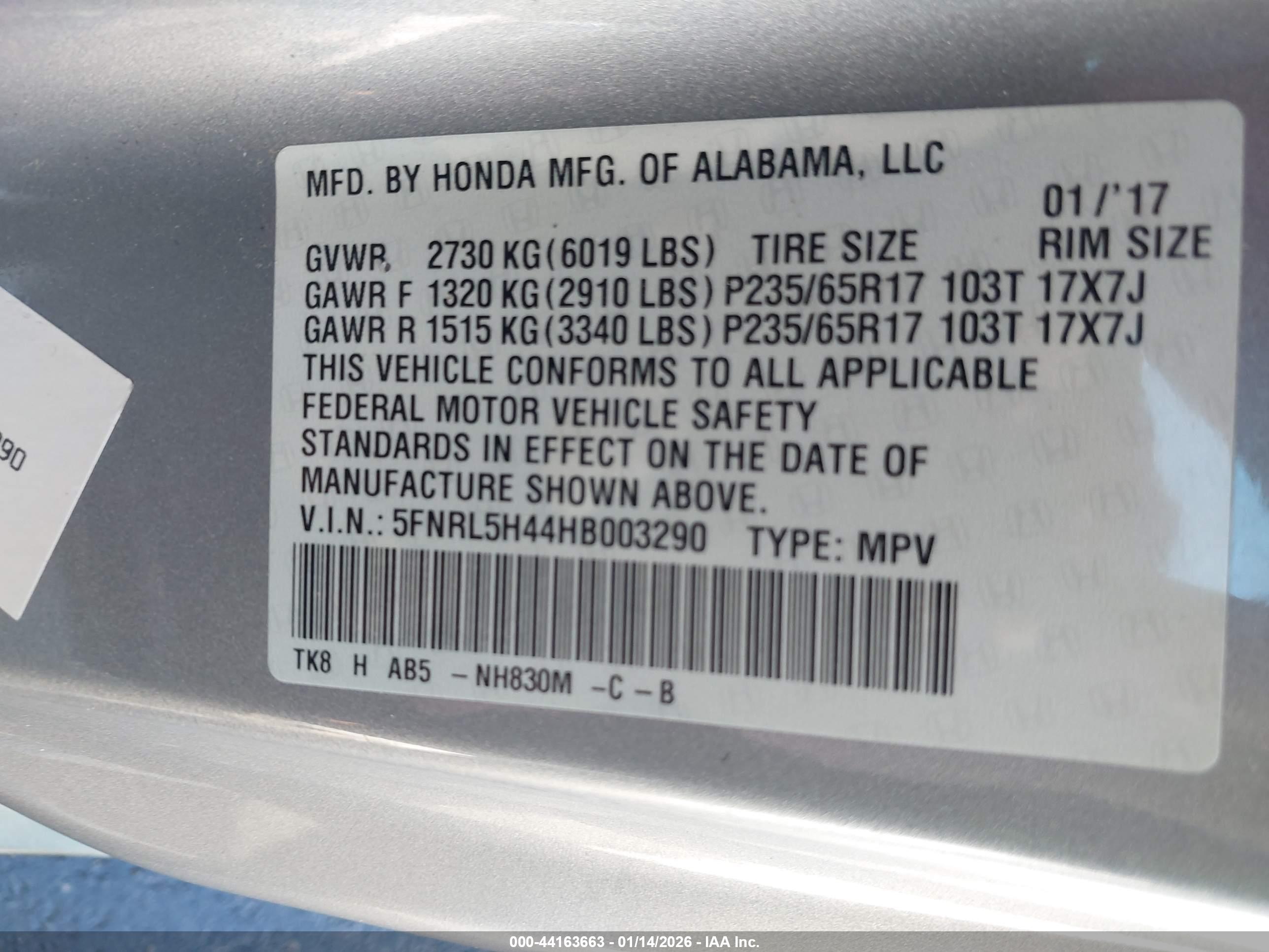 HONDA ODYSSEY image 9