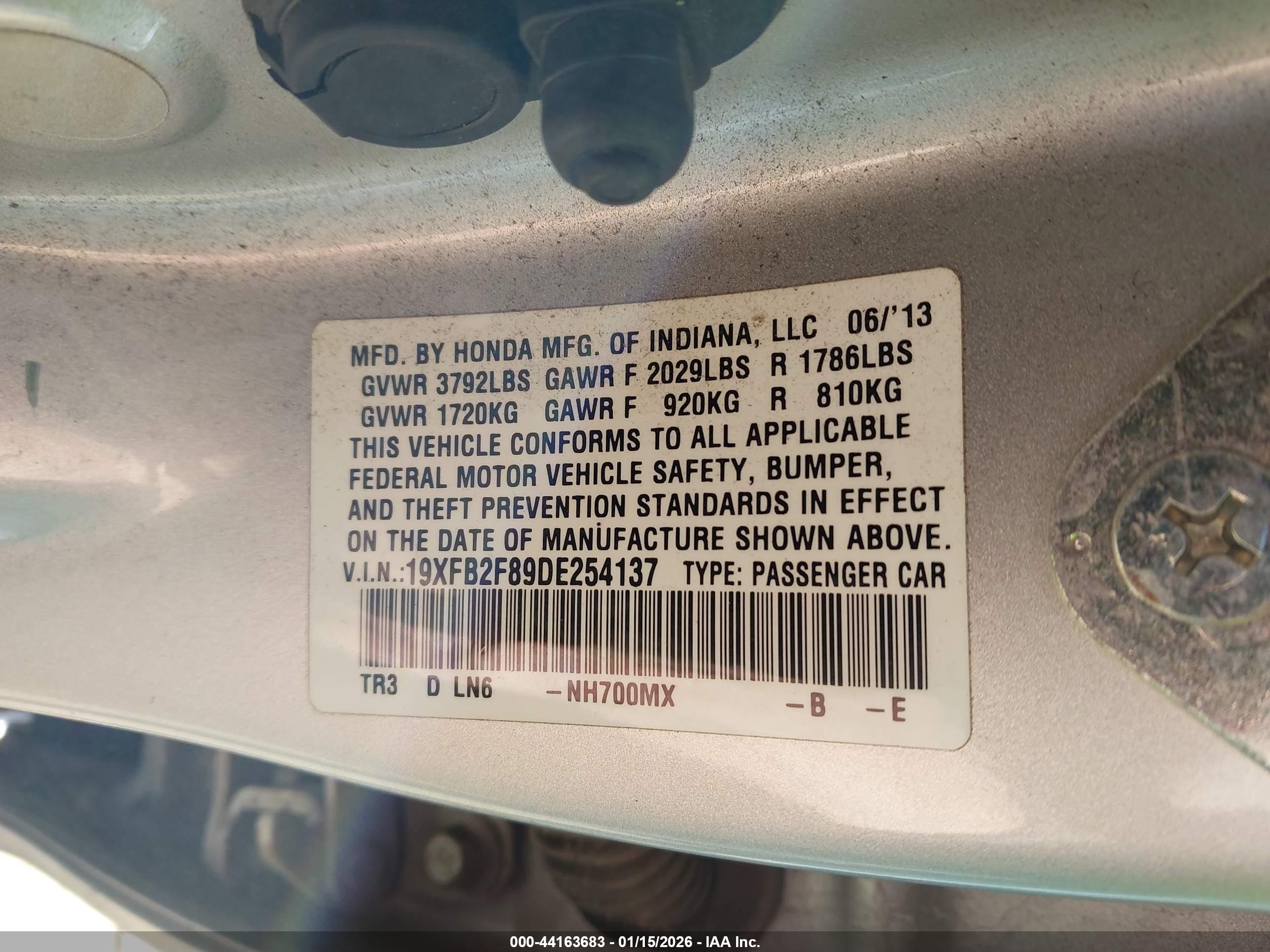 HONDA CIVIC image 9