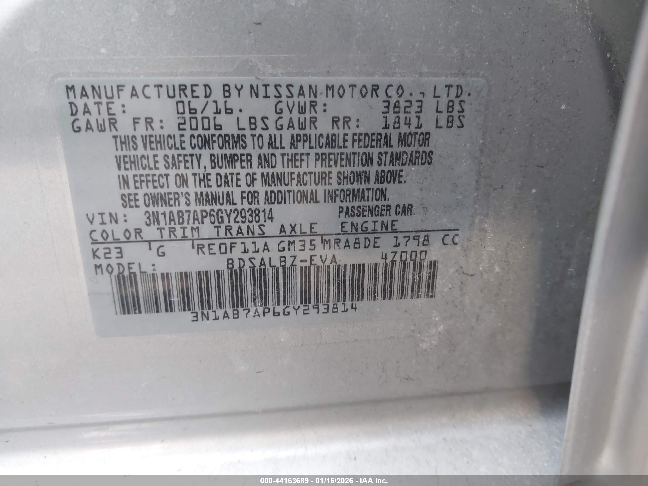 NISSAN SENTRA image 9