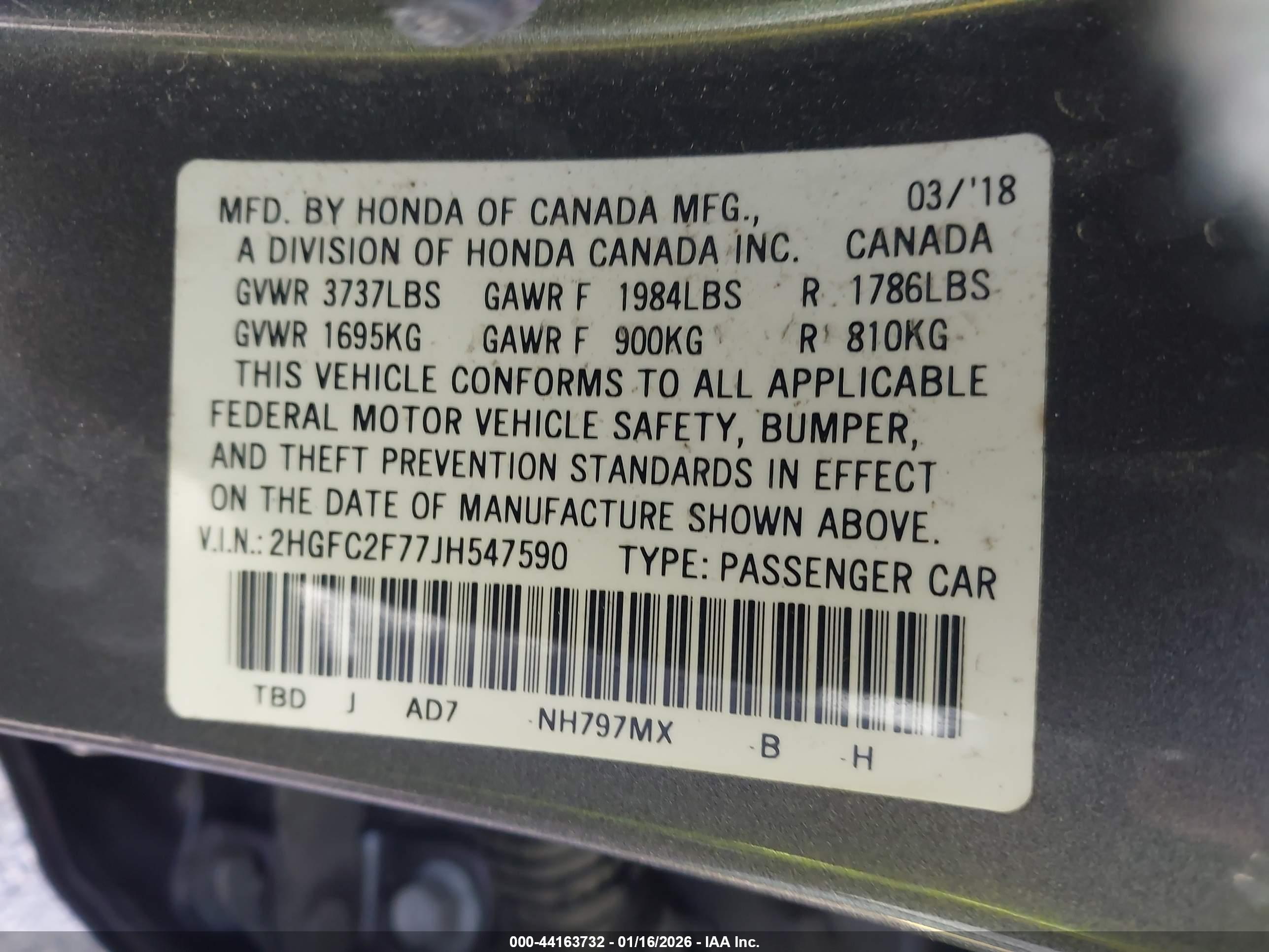 HONDA CIVIC image 9