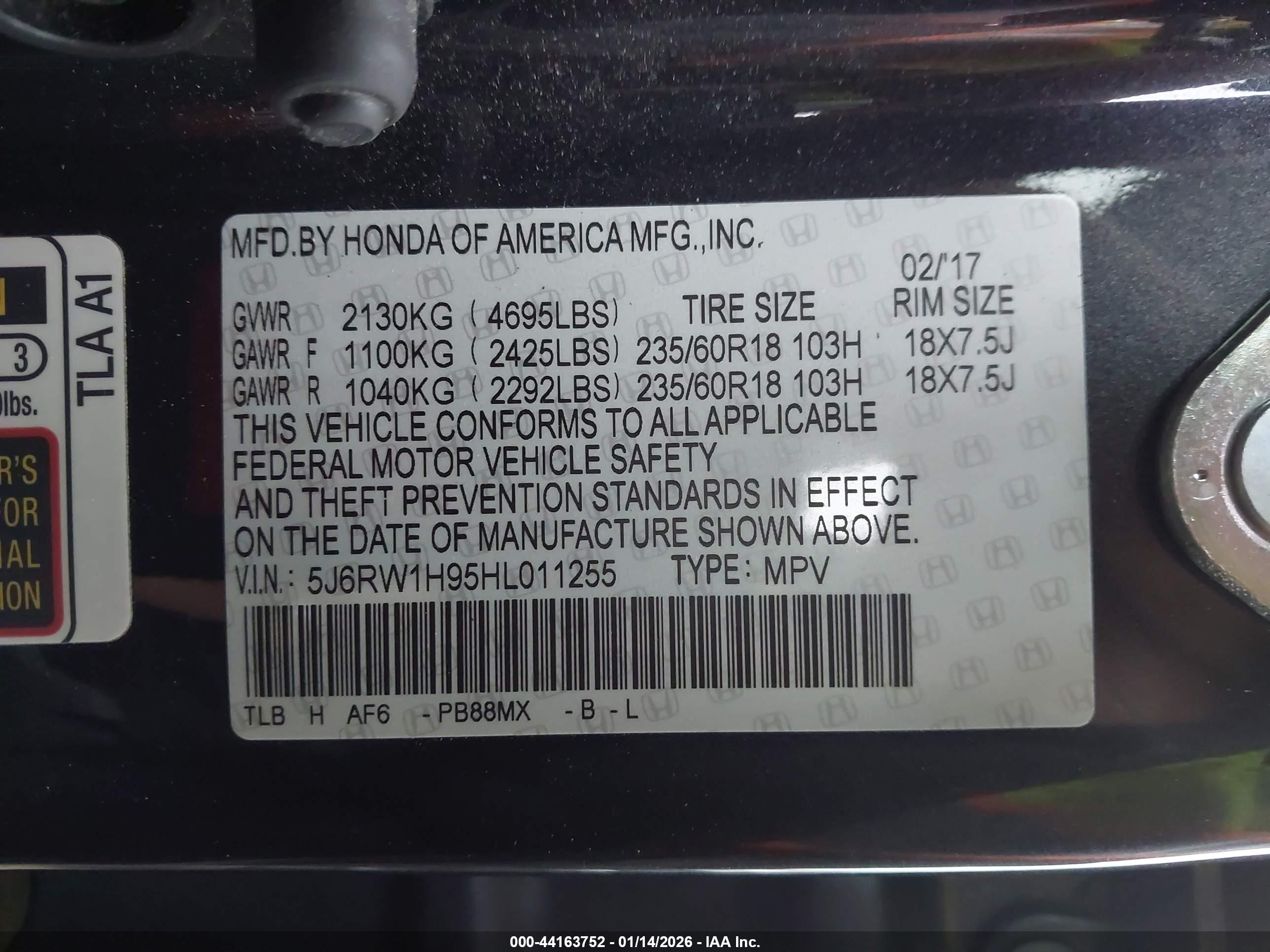 HONDA CR-V image 9