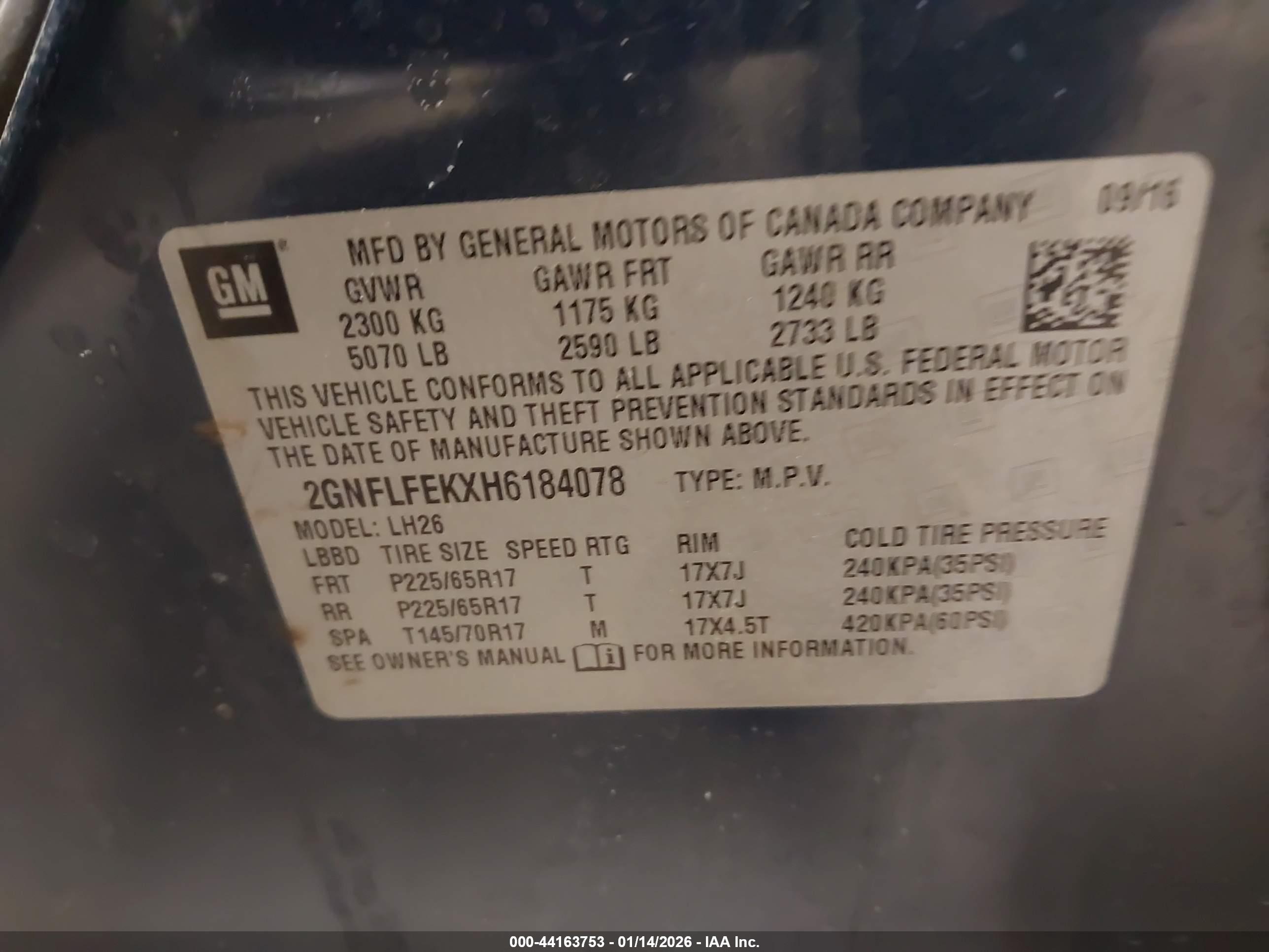CHEVROLET EQUINOX image 9