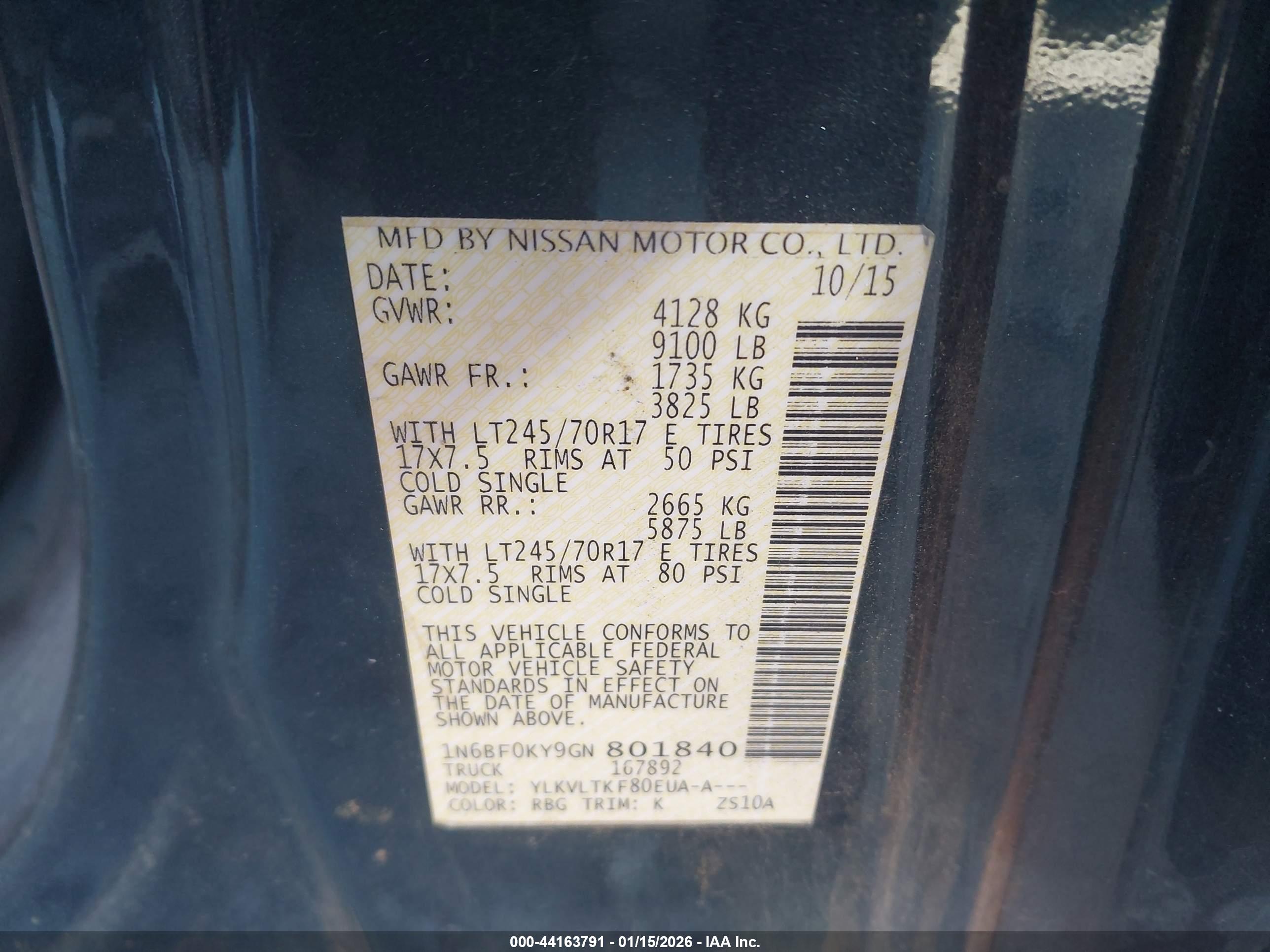NISSAN NV image 9