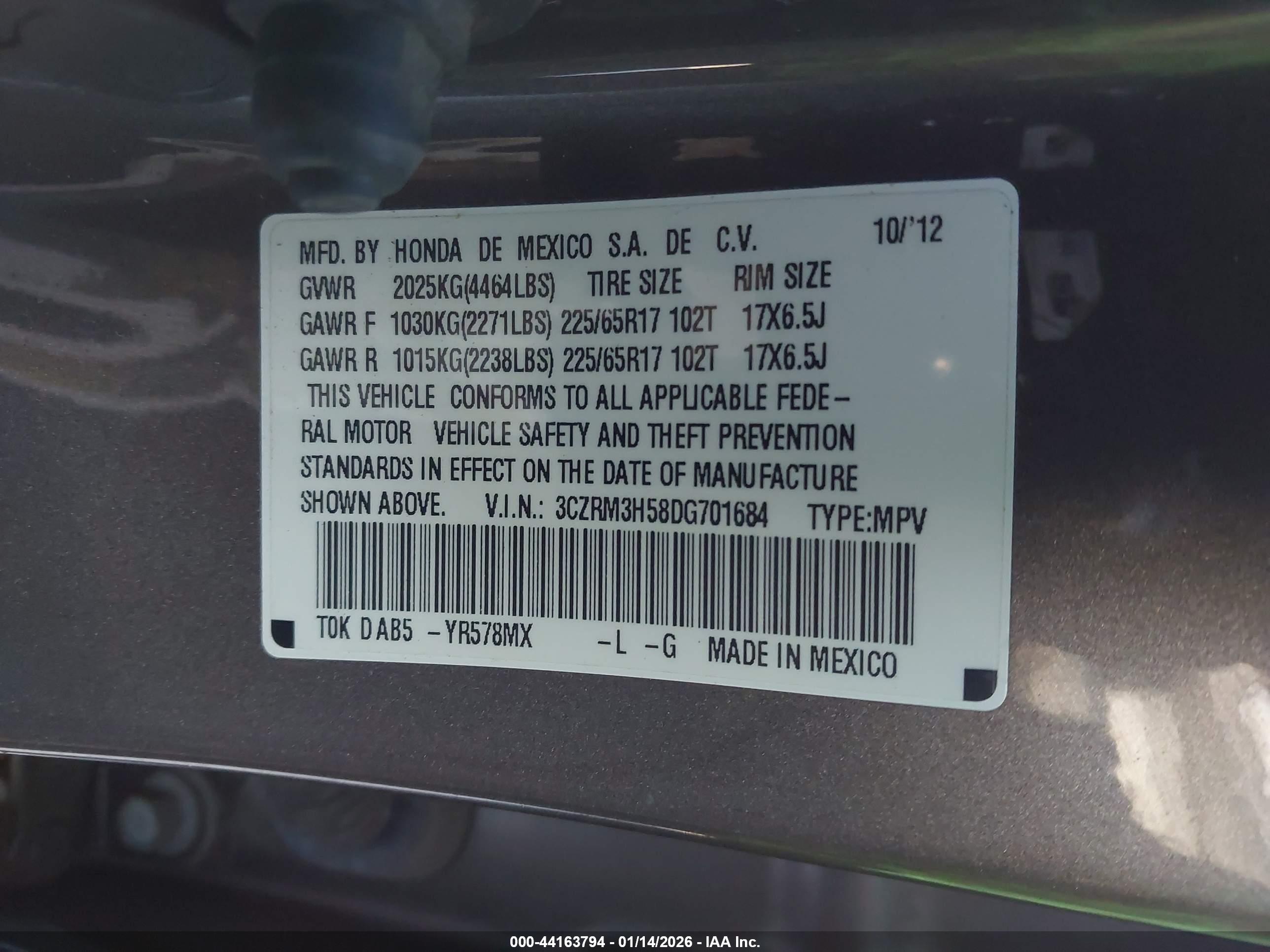 HONDA CR-V image 9
