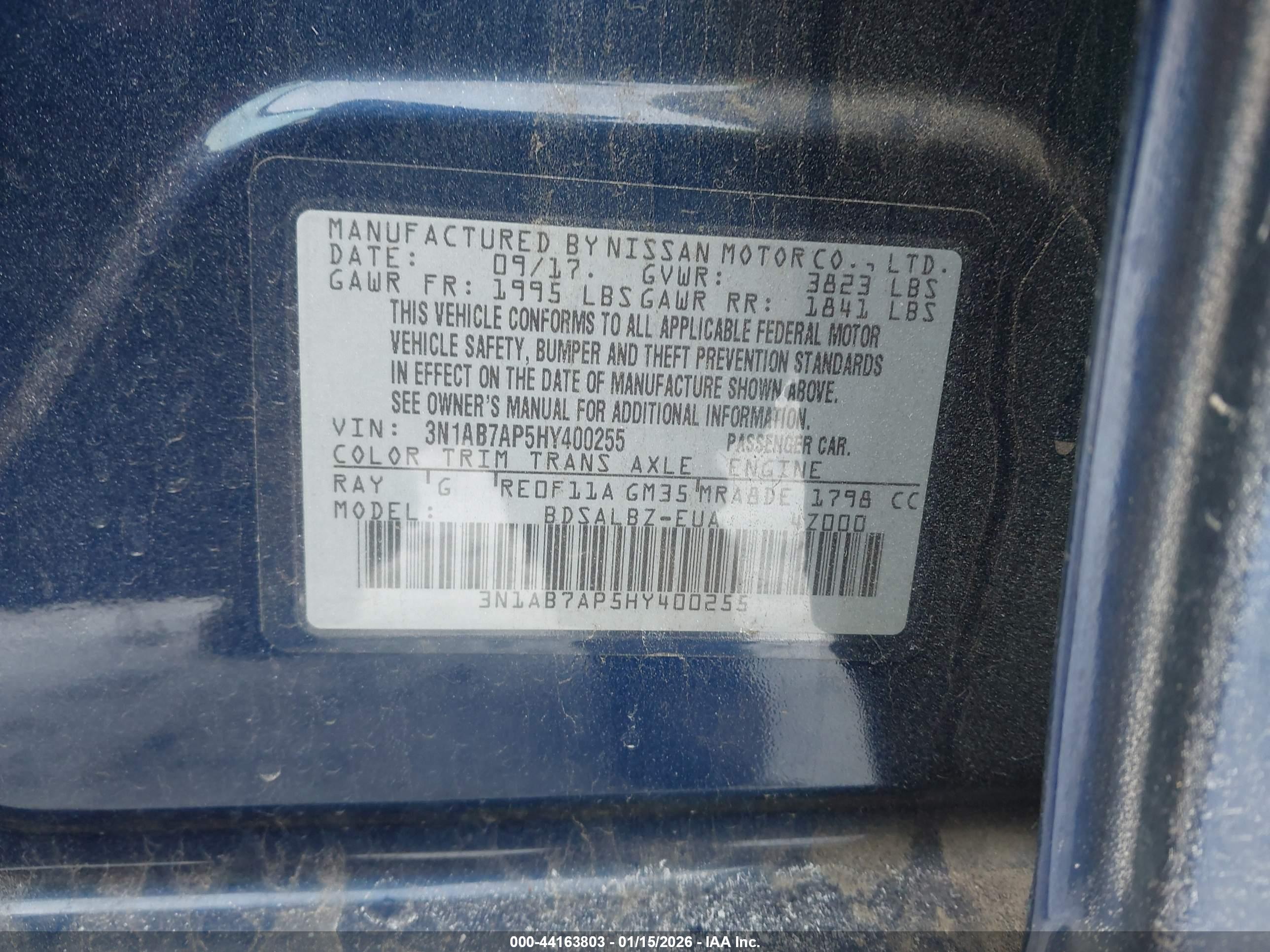 NISSAN SENTRA image 9