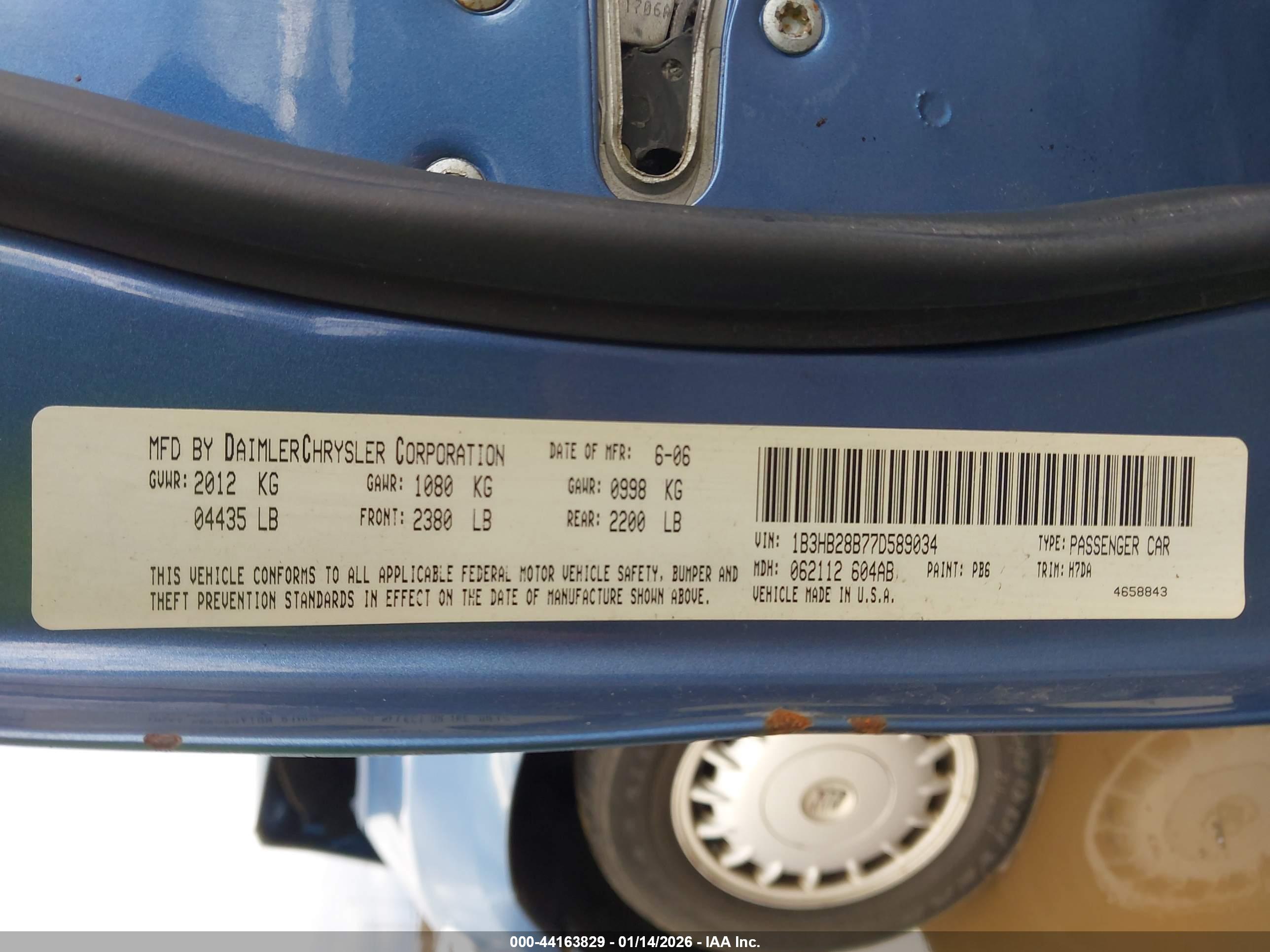 DODGE CALIBER image 9