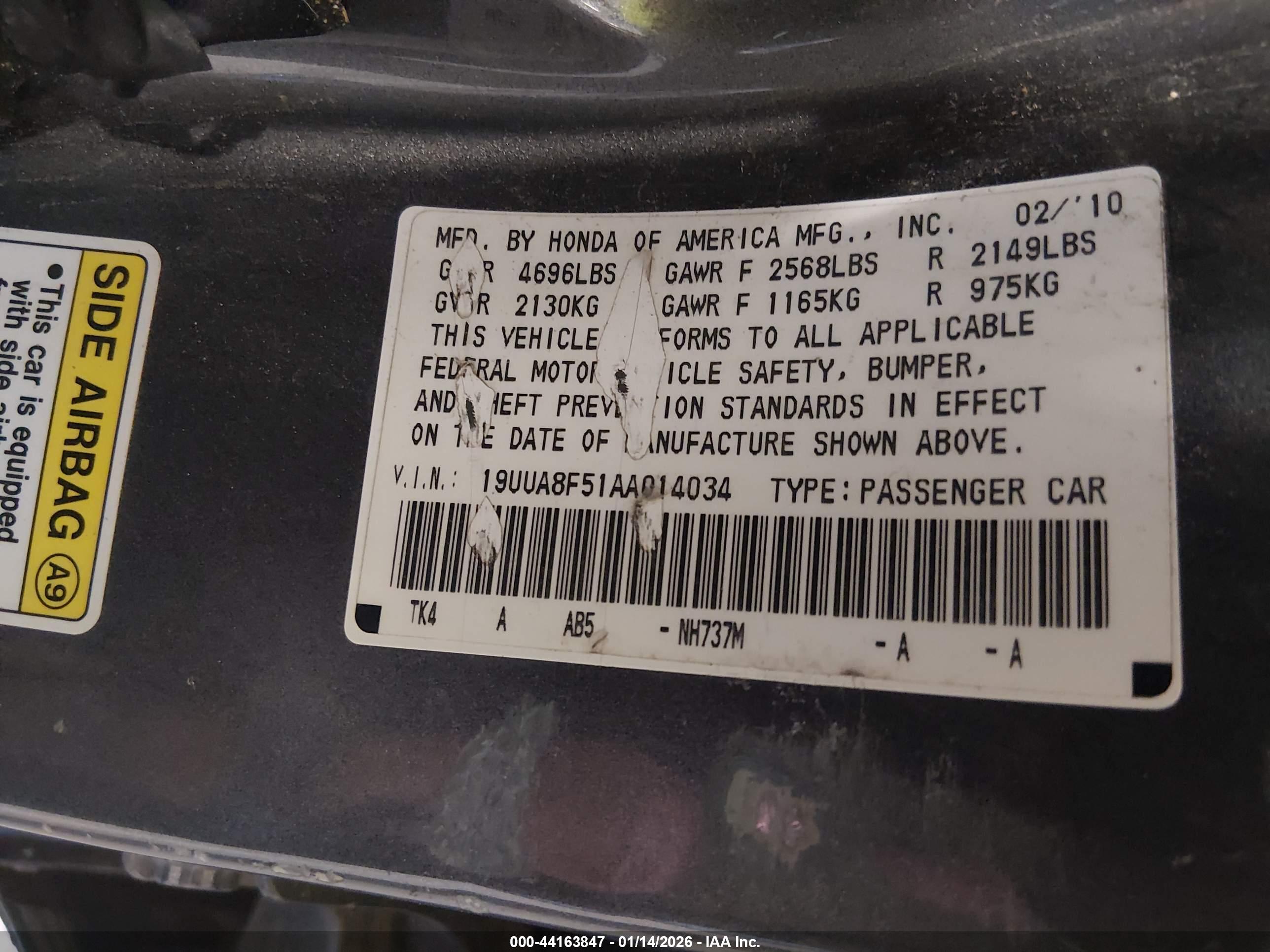 ACURA TL image 9