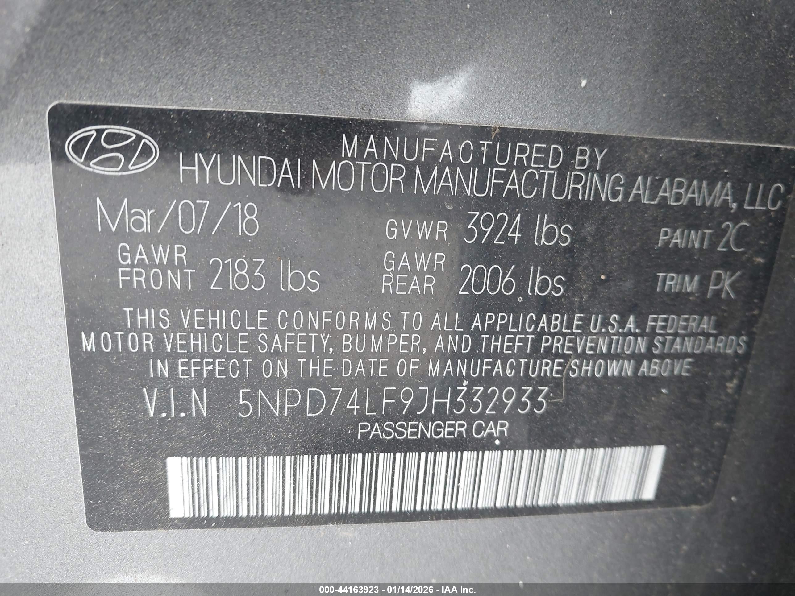 HYUNDAI ELANTRA image 9