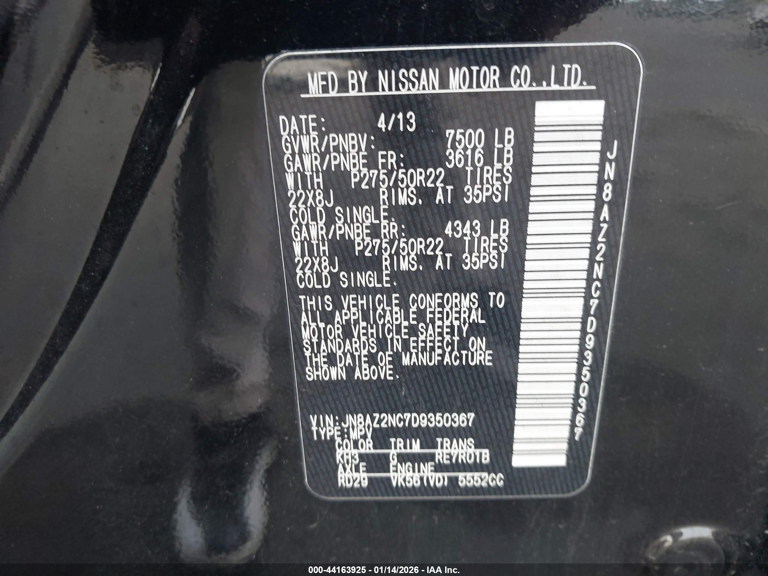 INFINITI QX56 image 9