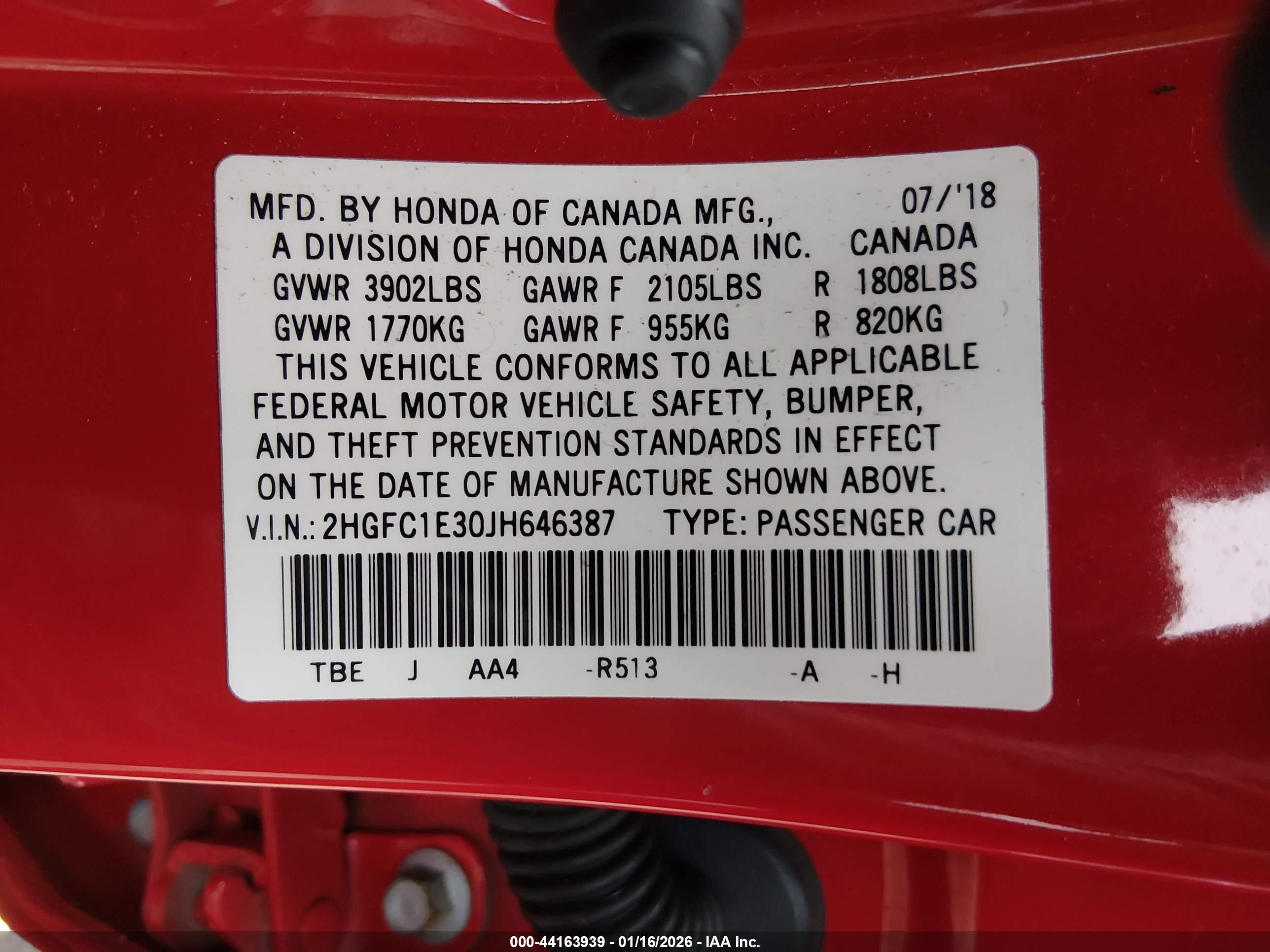 HONDA CIVIC image 9