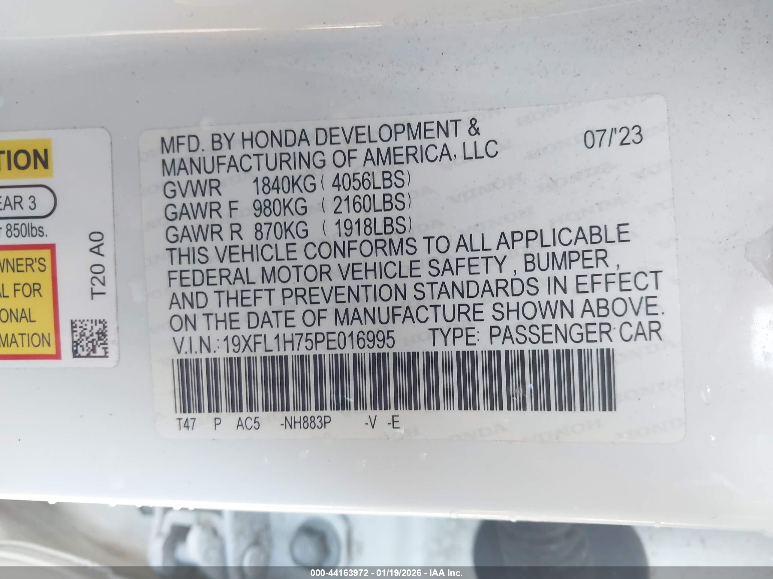 HONDA CIVIC image 9