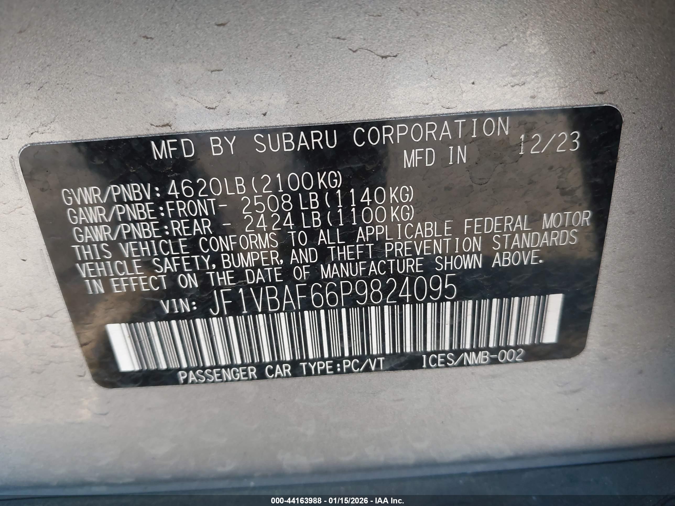 SUBARU WRX image 9