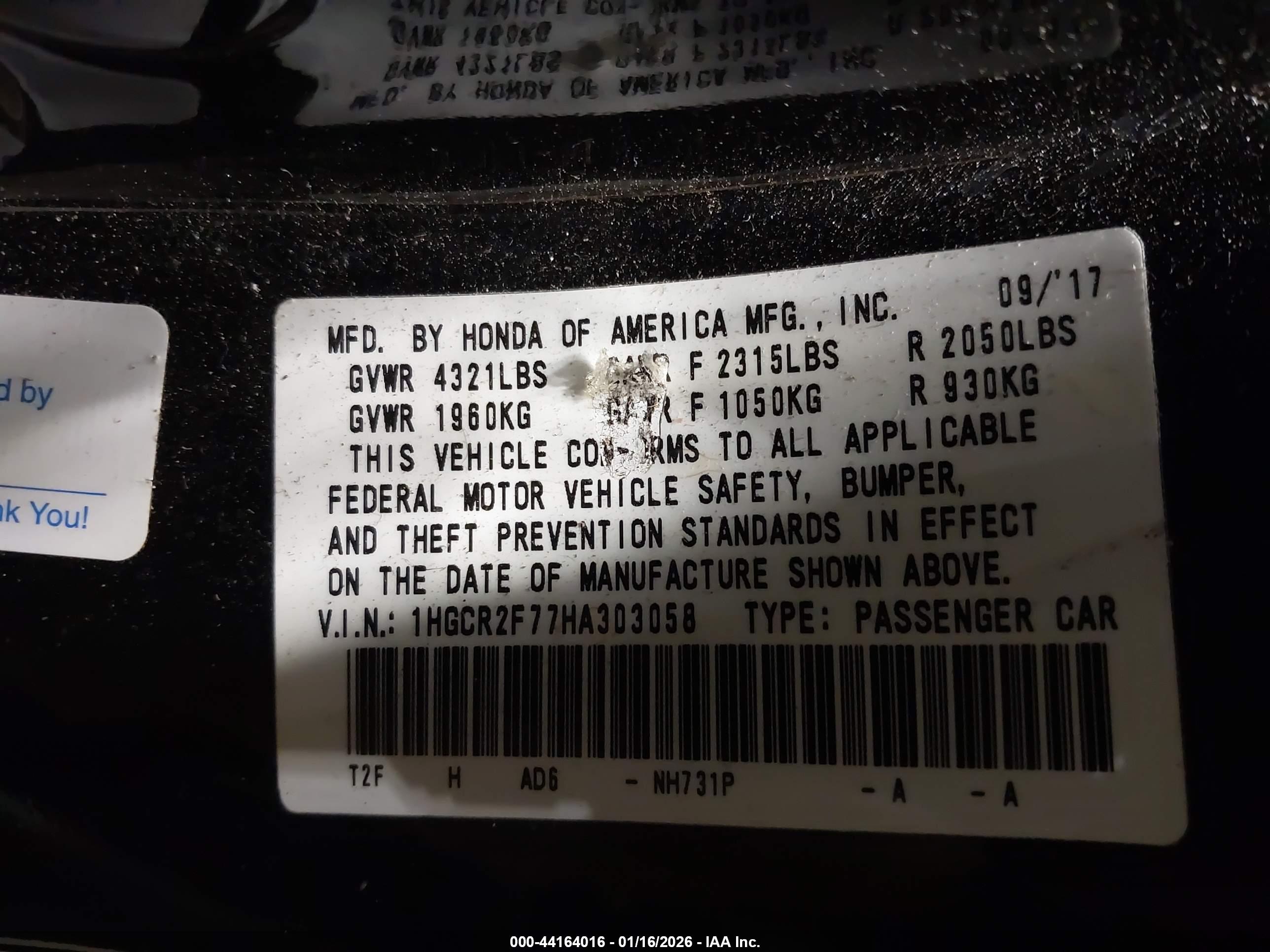 HONDA ACCORD image 9