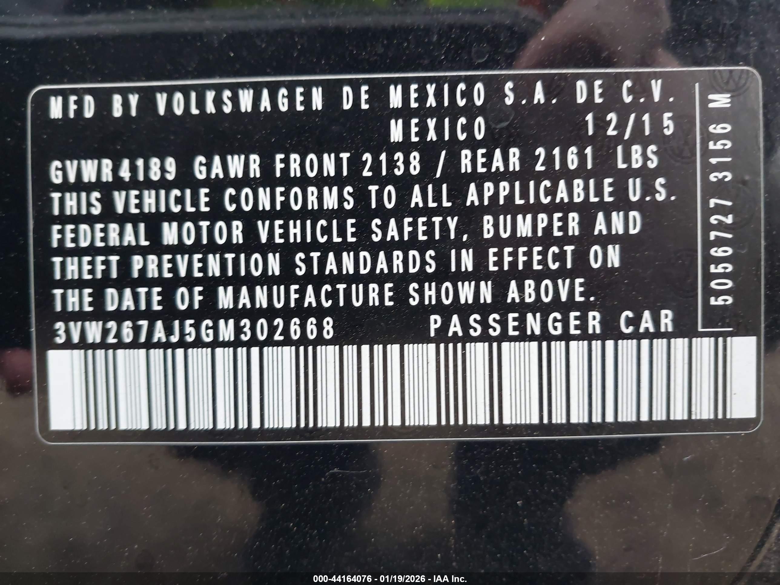 VOLKSWAGEN JETTA image 9