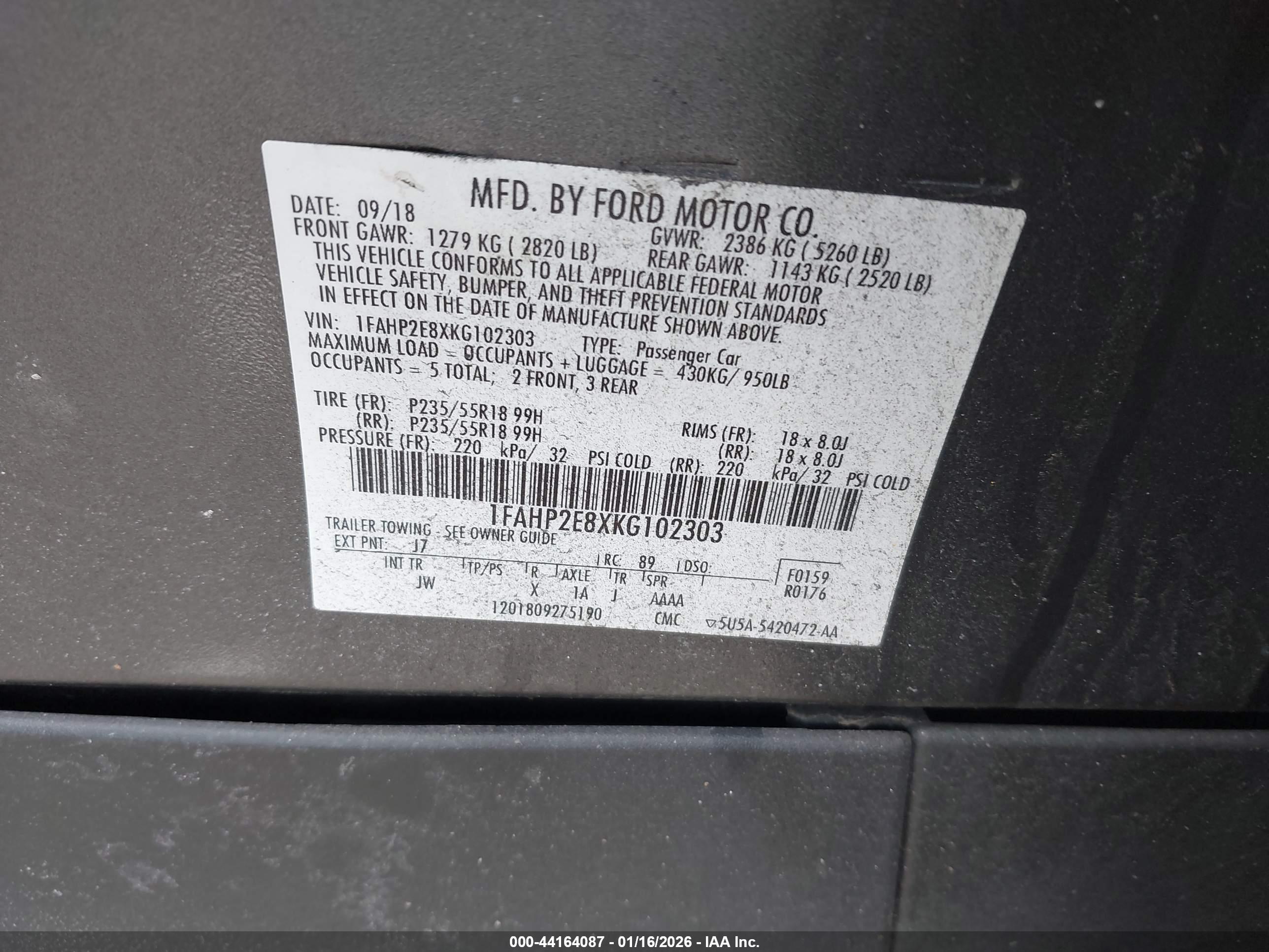 FORD TAURUS image 9