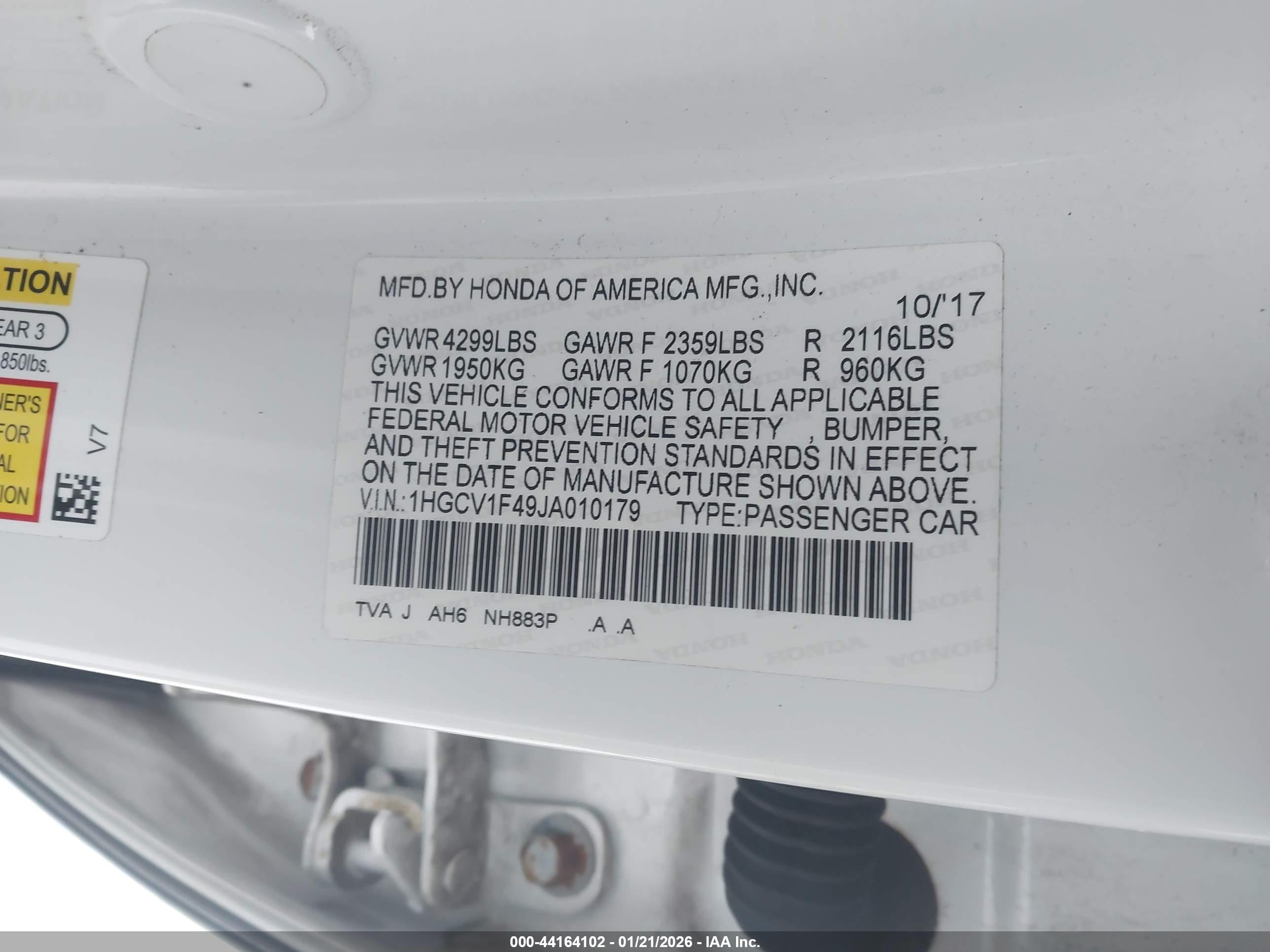 HONDA ACCORD image 9
